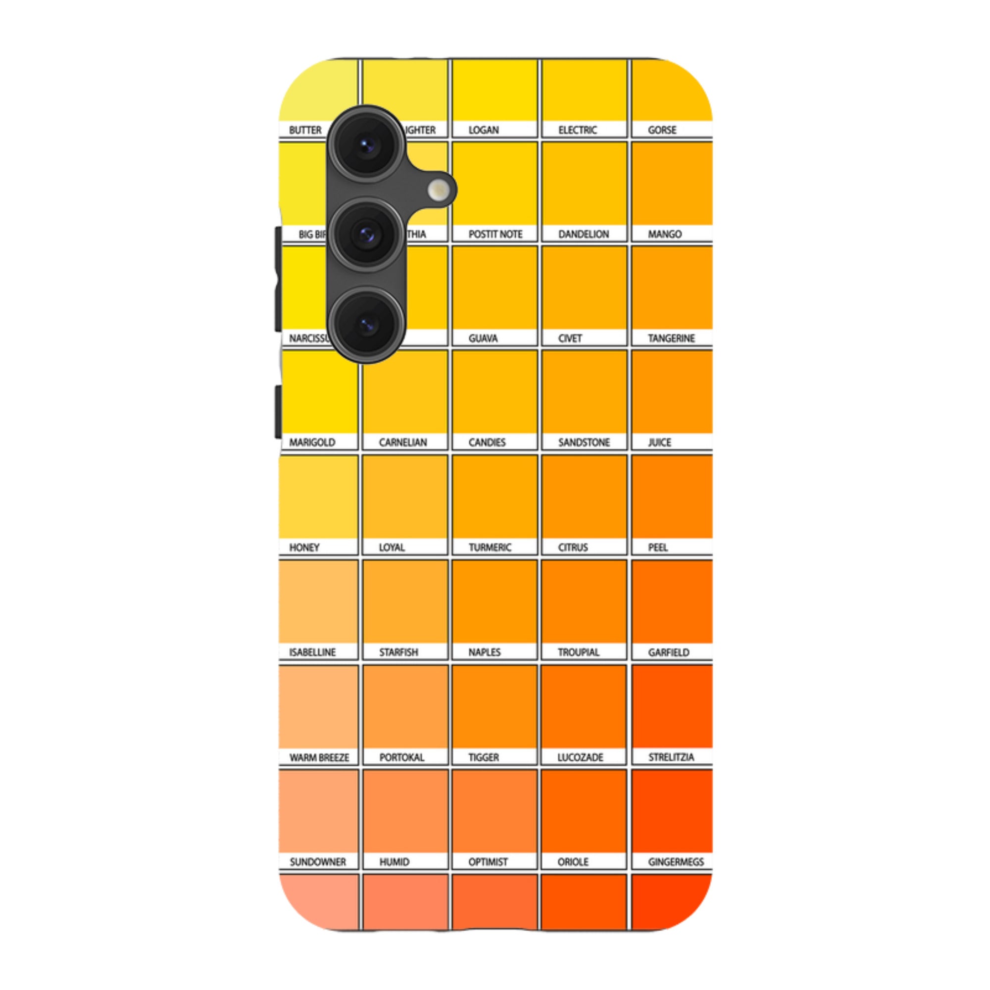 Samsung Tough Case - Yellow Chromology By Kitty Joseph