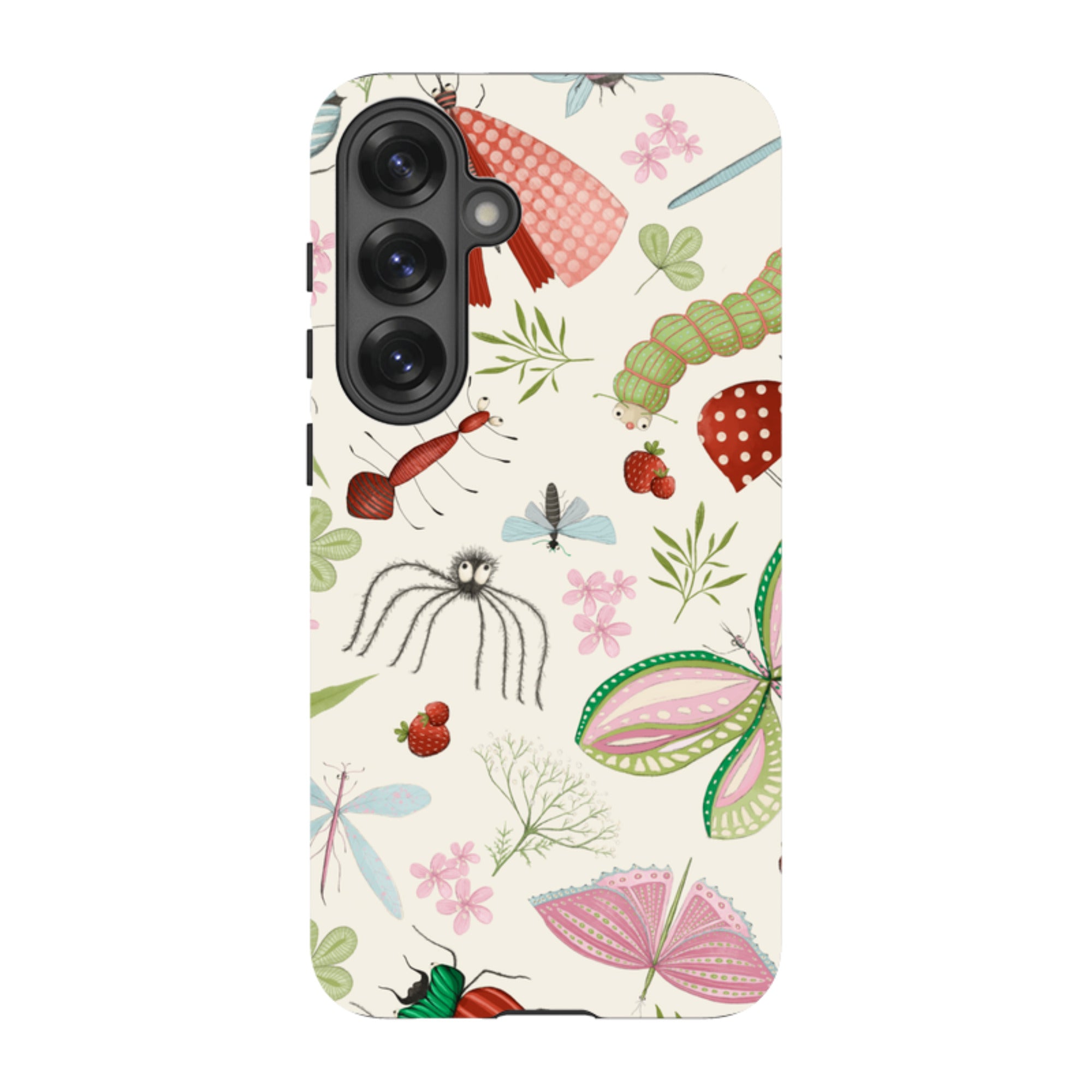 Samsung Tough Case - Insects Pattern By Maja Lindberg
