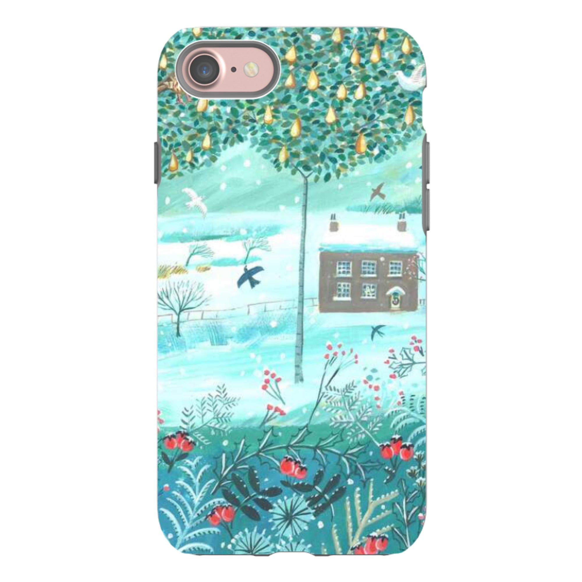 iPhone Tough Case - Pear Trees By Mary Stubberfield