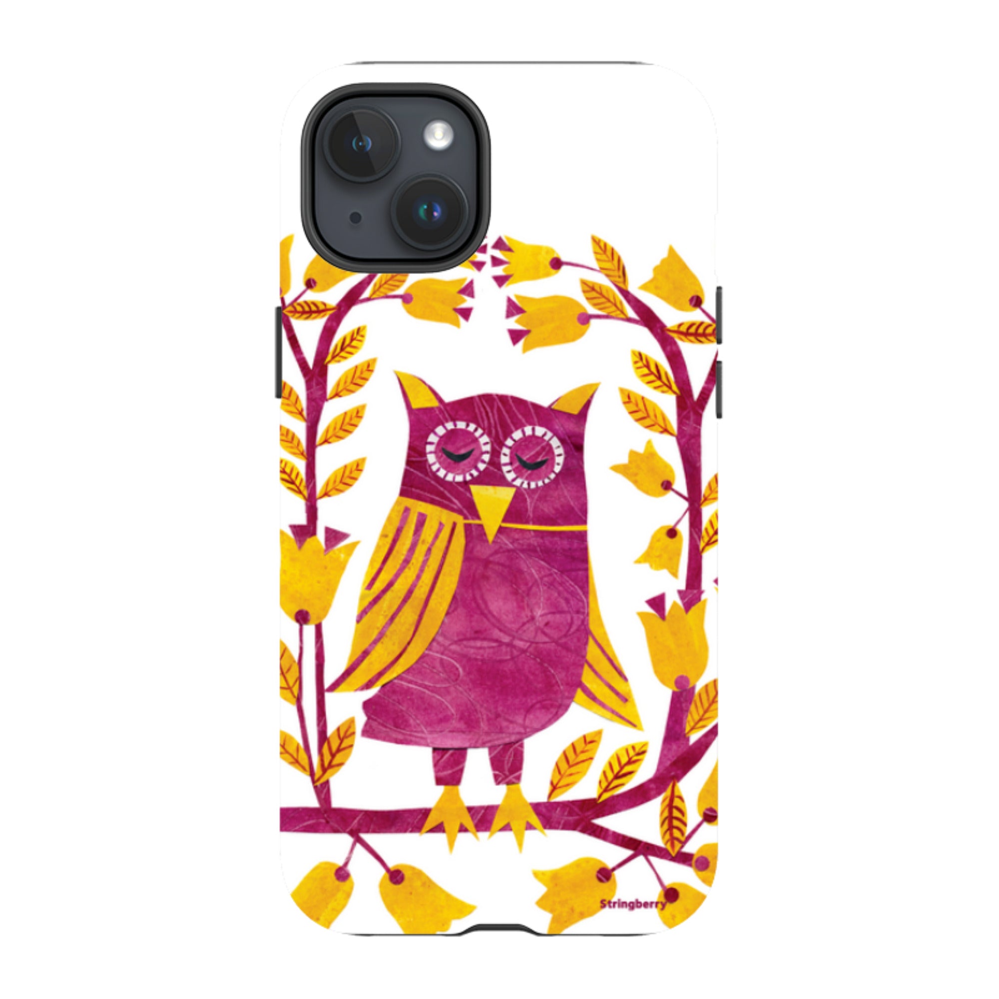 iPhone MagSafe Tough Case - Folk Owl By Tracey English