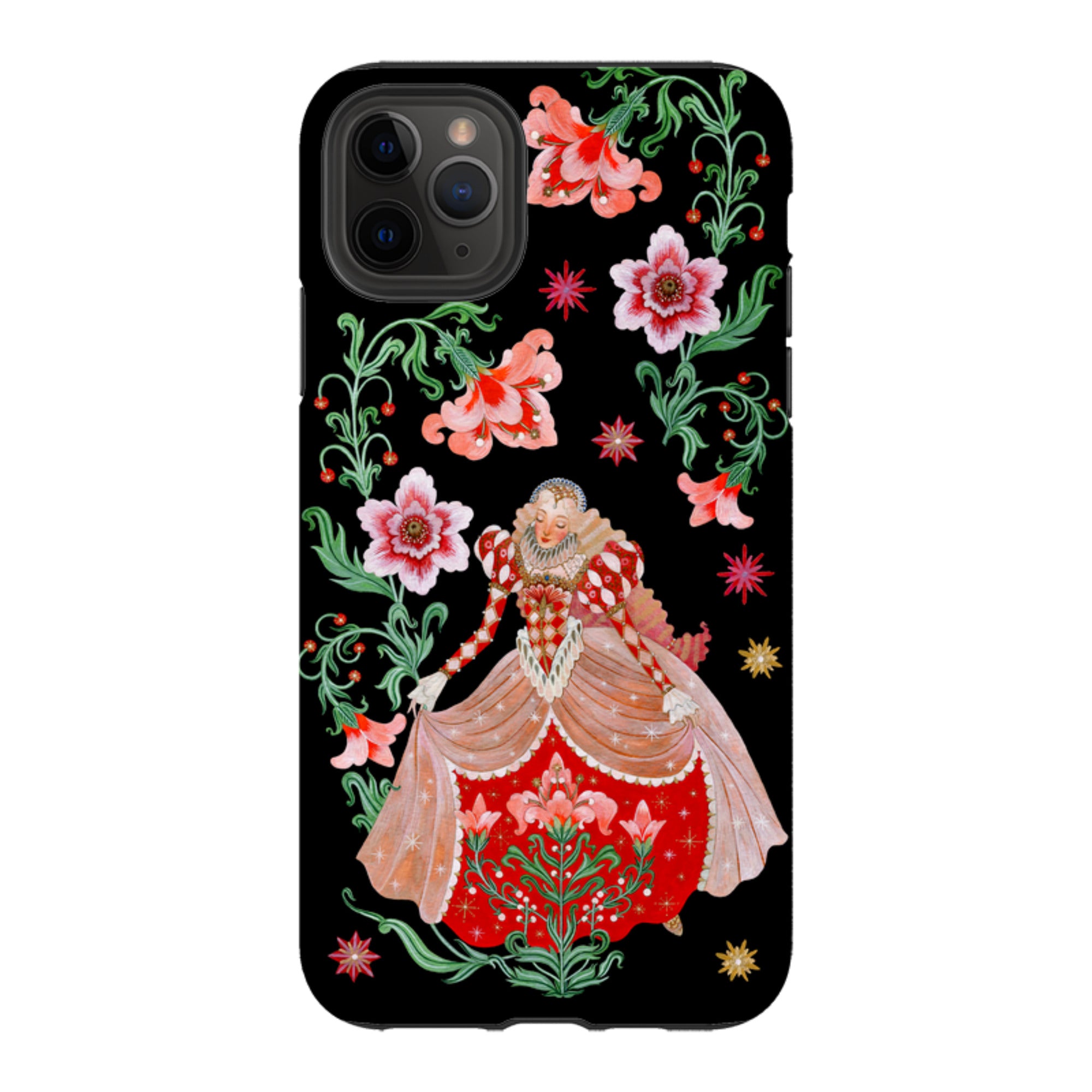 iPhone Tough  Case - Nine Ladies Dancing By Maria Matos