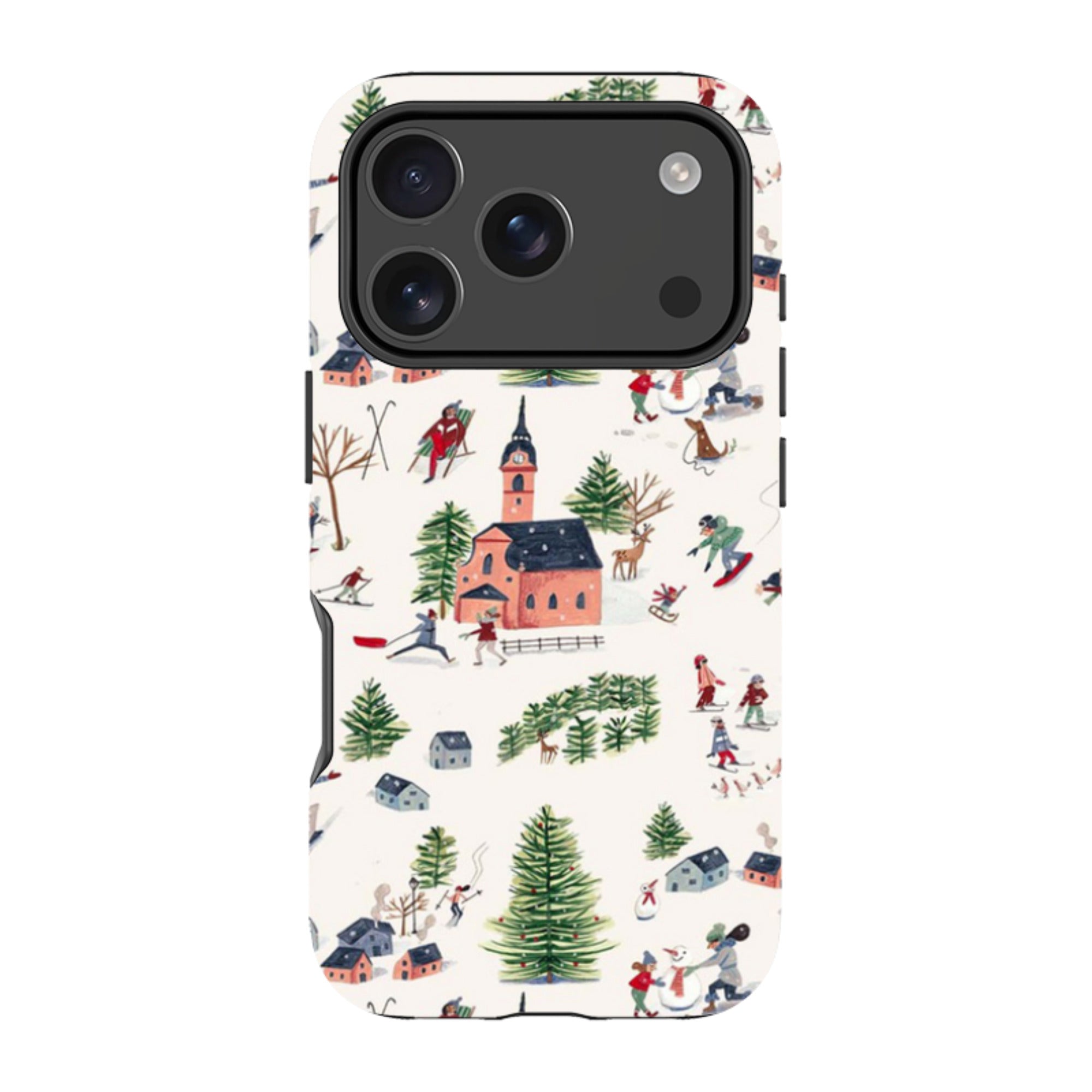iPhone MagSafe Tough Case -  Skiing By Caroline Bonne Muller