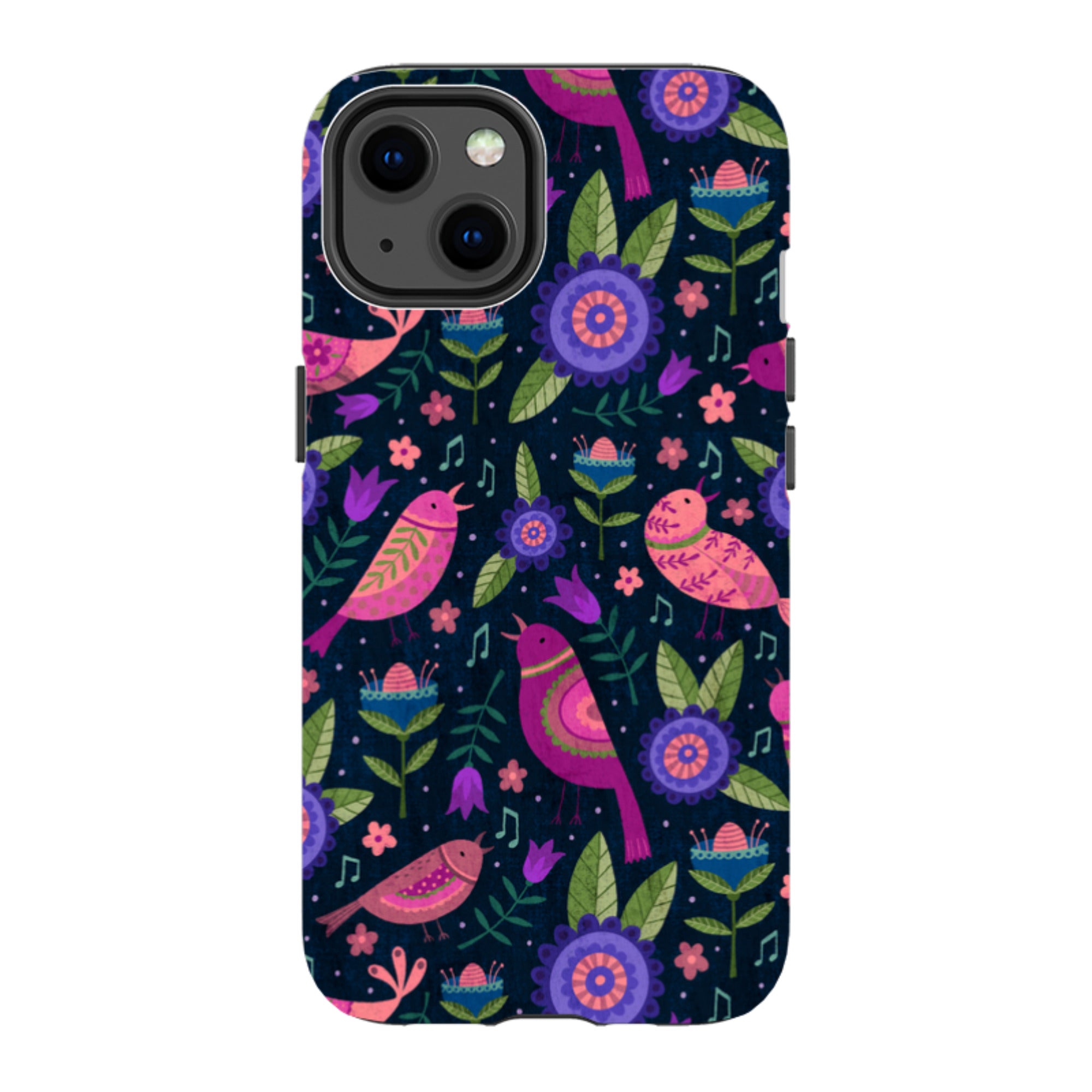 iPhone Tough Case - Bird Pattern VI By Suzy Taylor