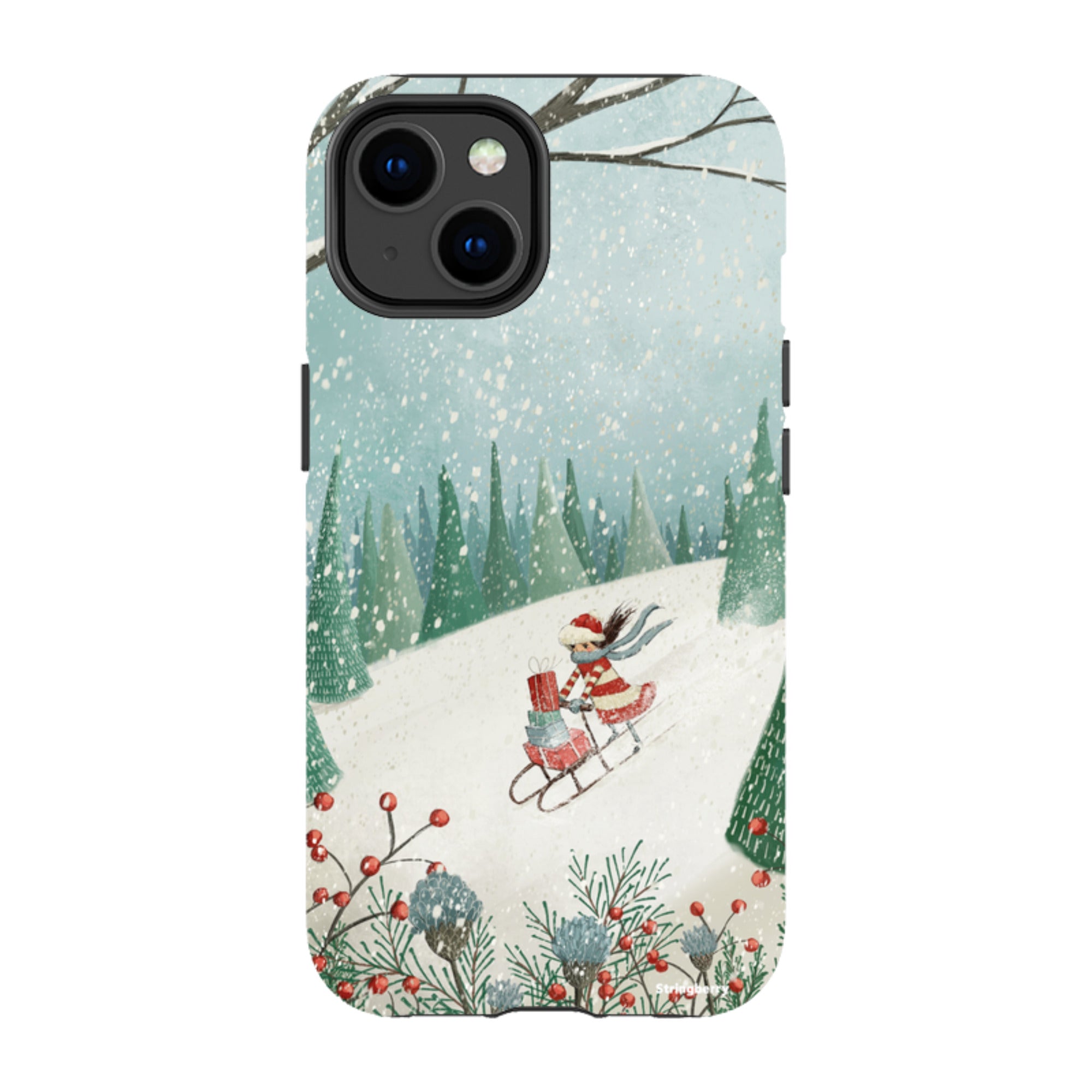iPhone Tough Case - Sleigh Delivery By Maja Lindberg
