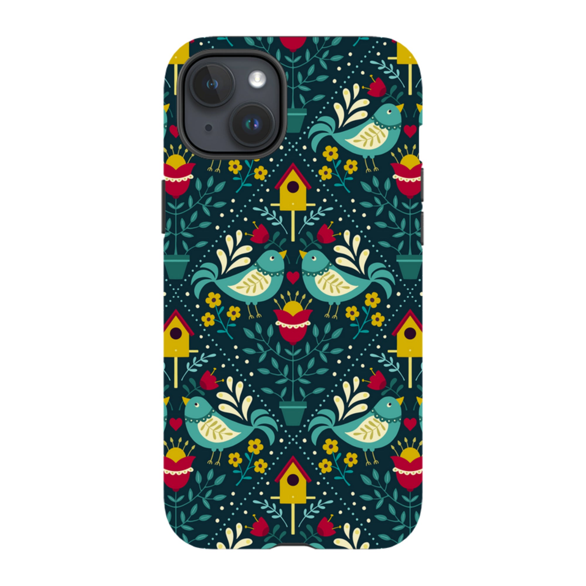 iPhone Tough Case - Bird Pattern VIII By Suzy Taylor