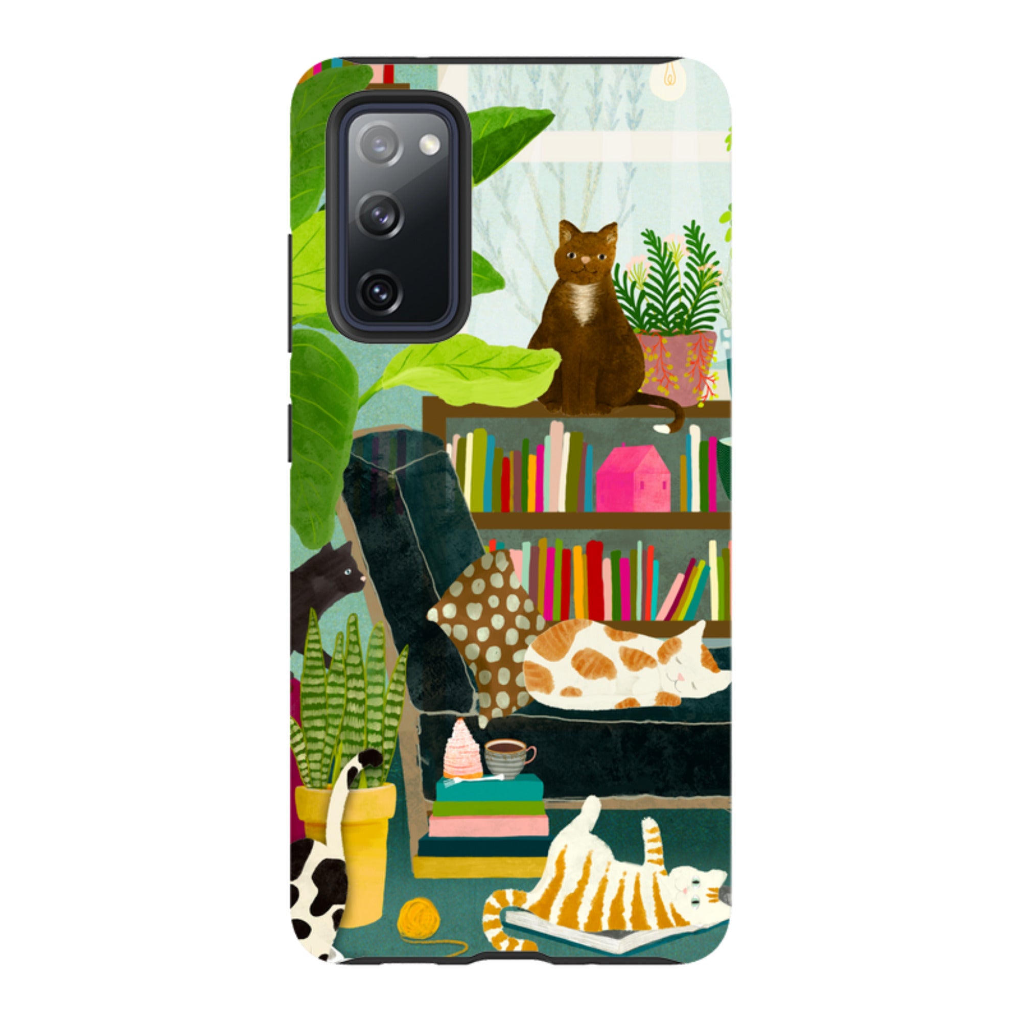 Samsung Tough Case - Cat Library By Katherine Quinn