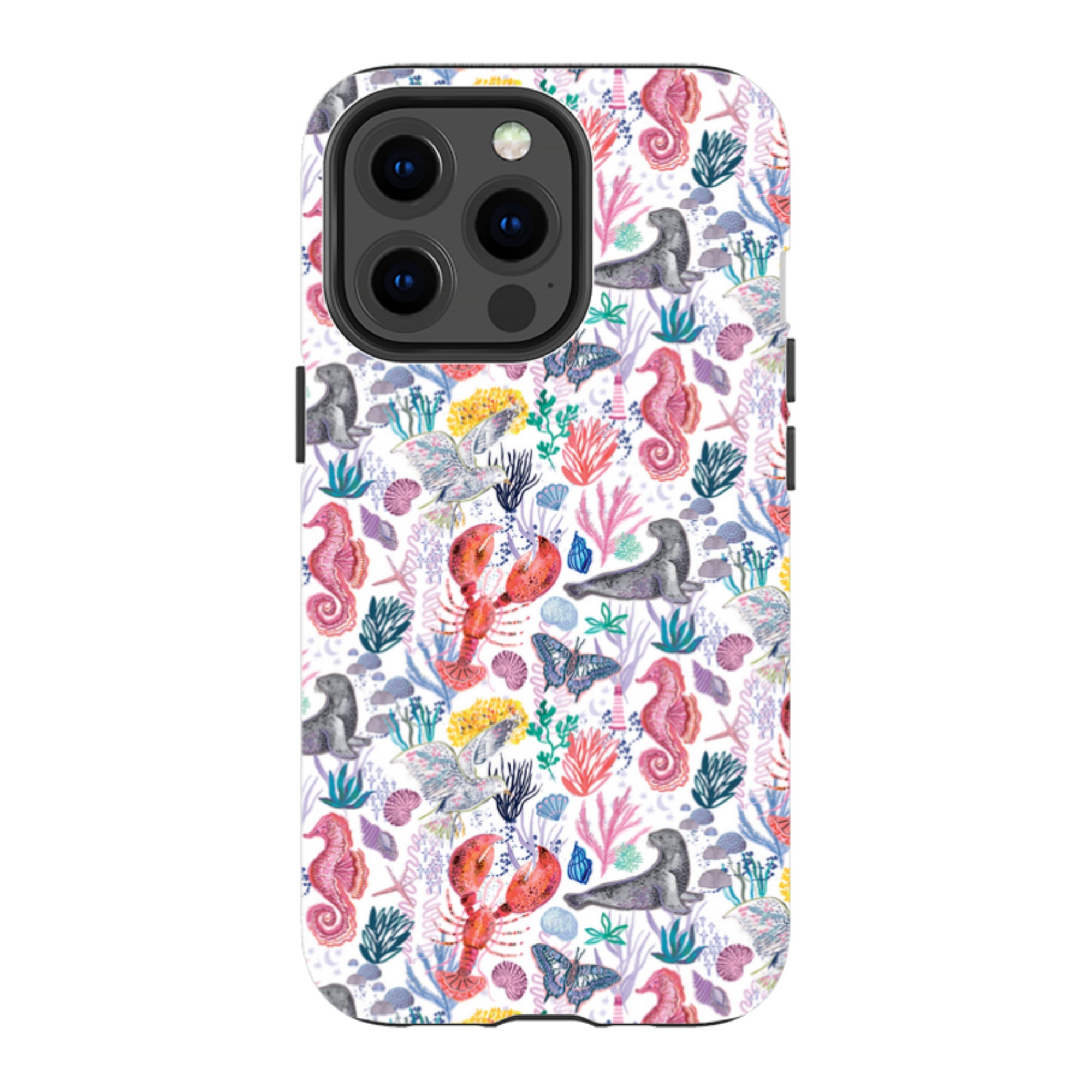 iPhone Case - Coastline Pattern-B By Emma Frances Grant