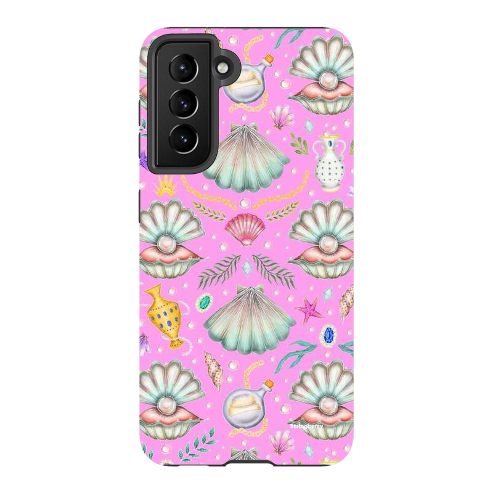 Samsung Tough Case - Pearl's Fantasy Candy Pink By Catherine Rowe