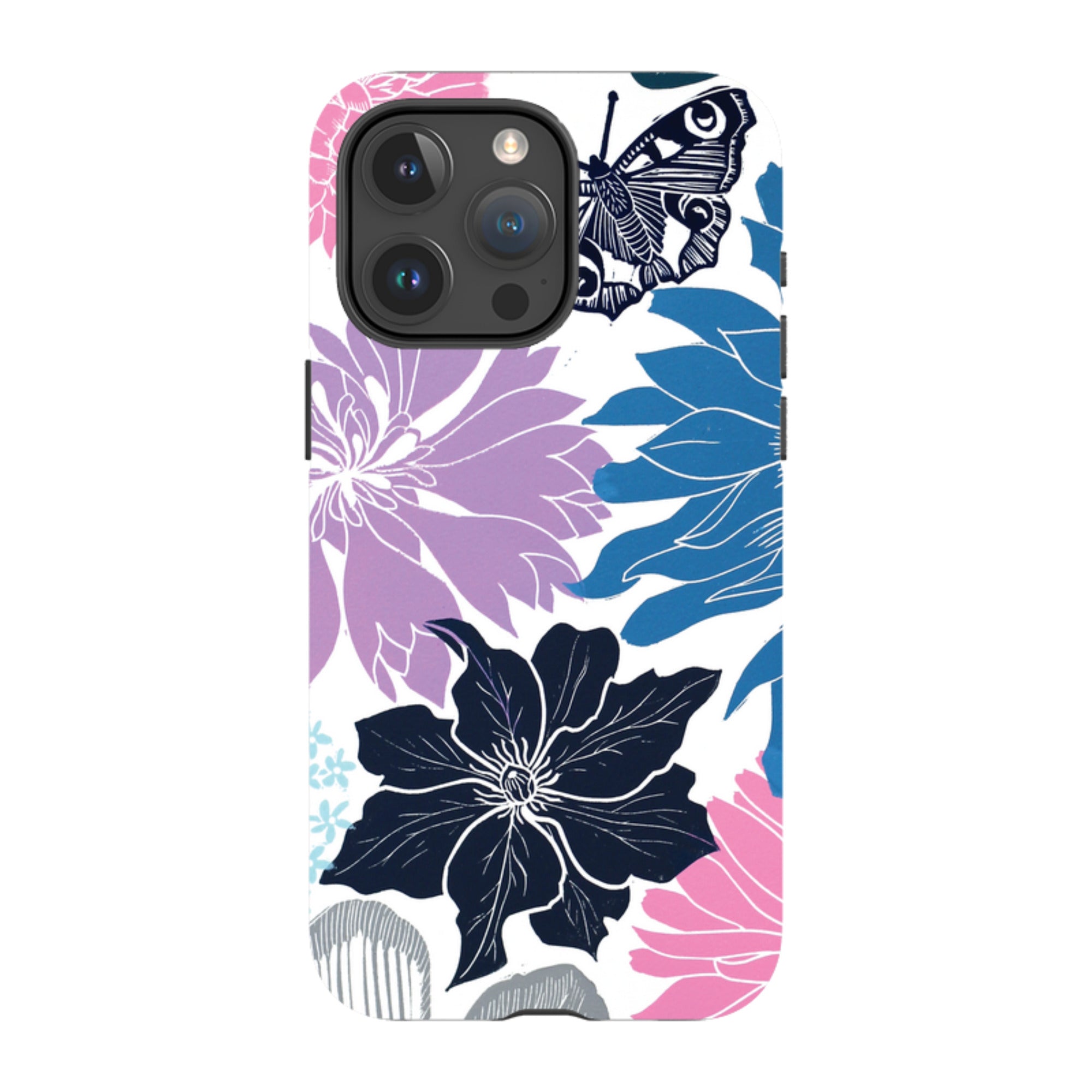 iPhone Tough Case - Cottage Garden Butterfly By Kate Heiss
