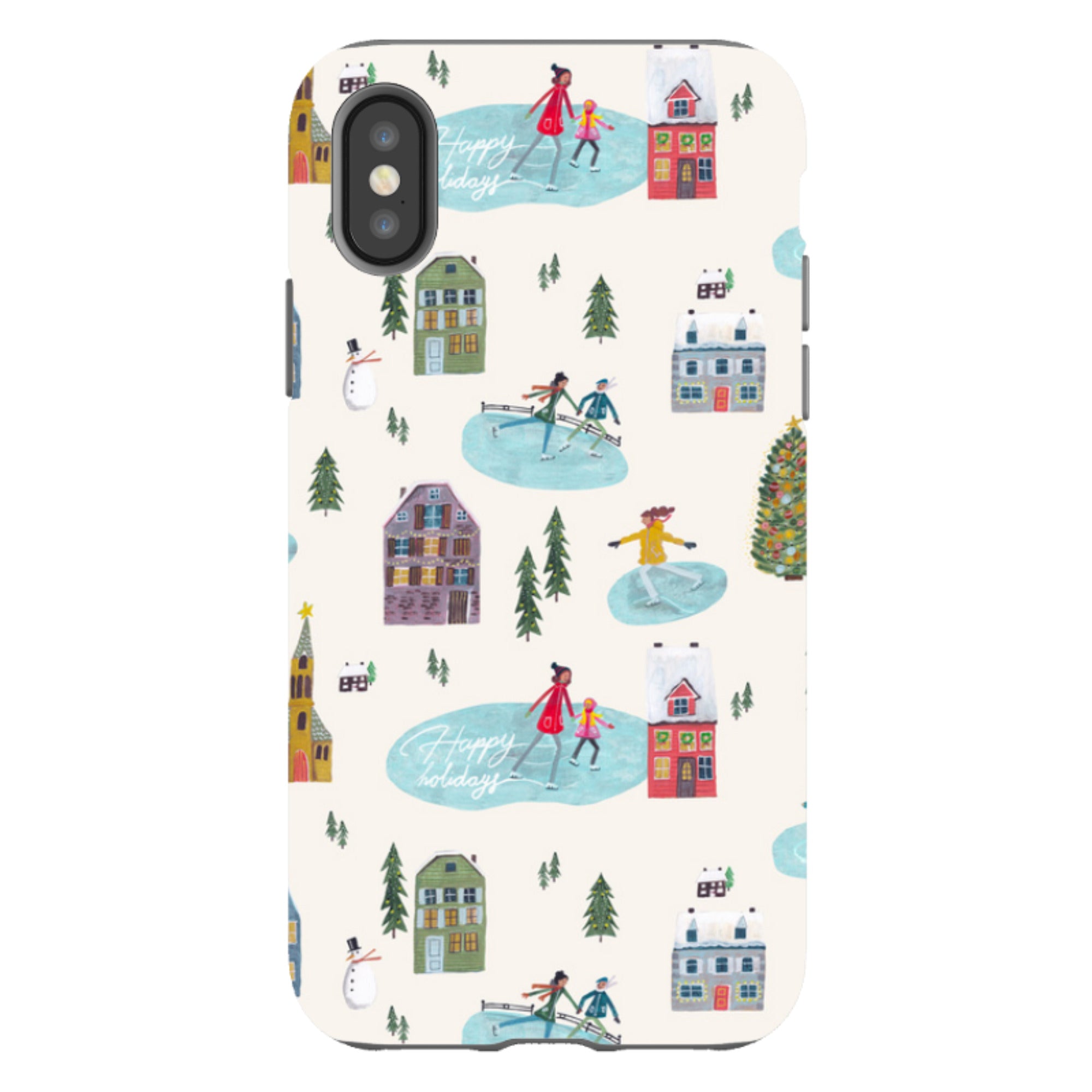 iPhone Tough Case - Happy Holidays By Caroline Bonne Muller