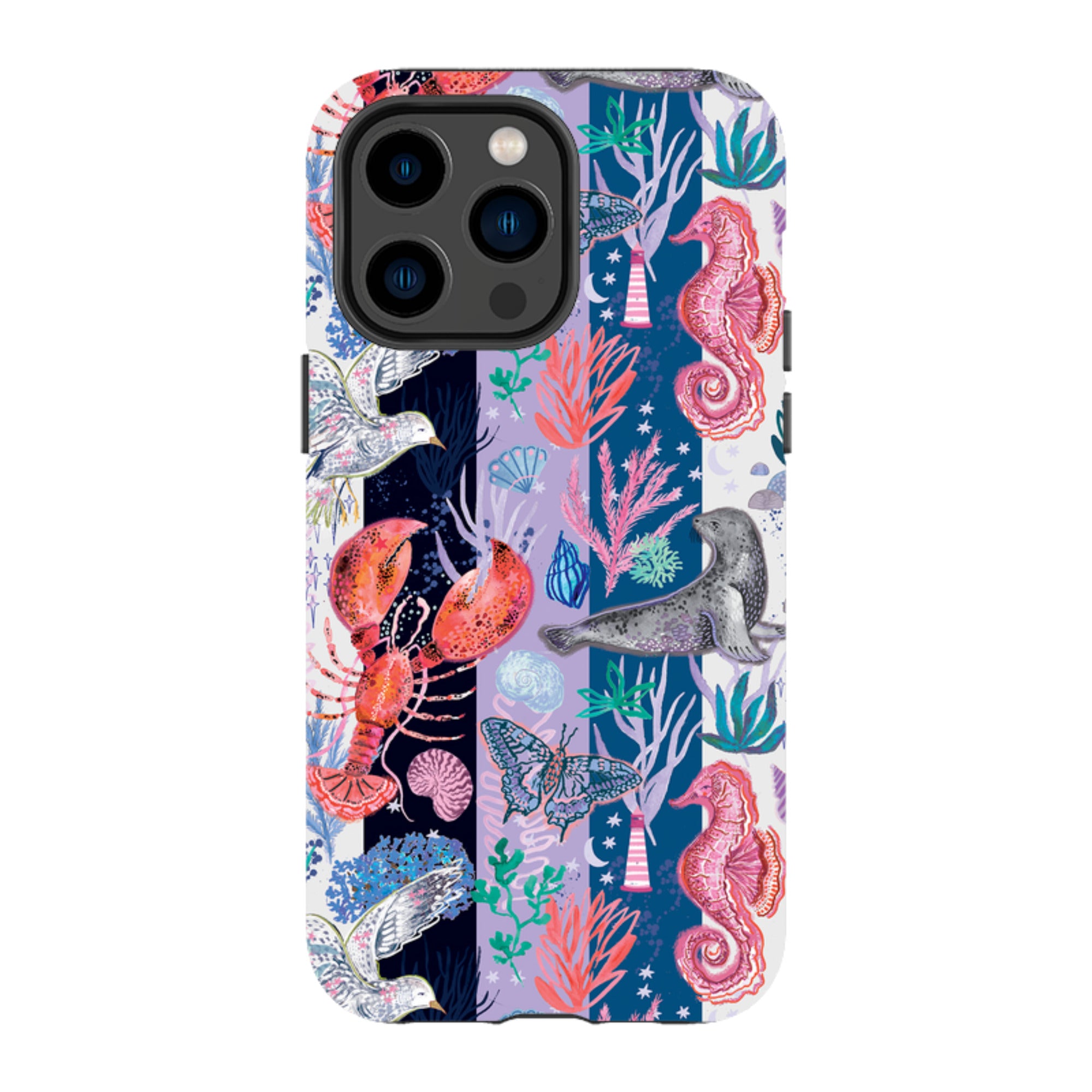 iPhone Case - Coastal Calling Stripe III By Emma Frances Grant