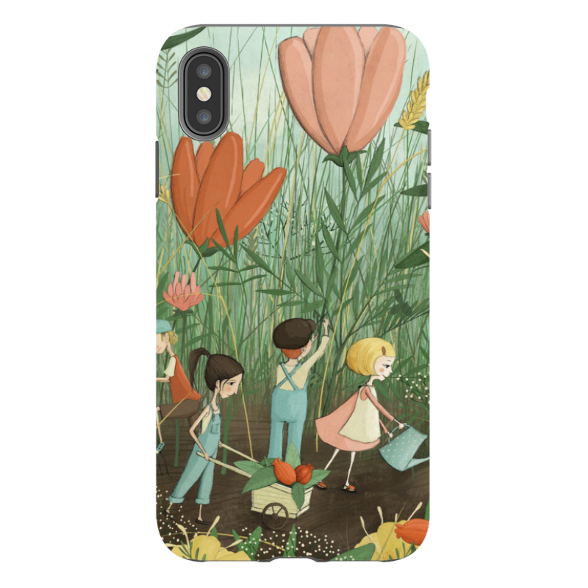 iPhone Tough Case - Garden Day By Maja Lindberg