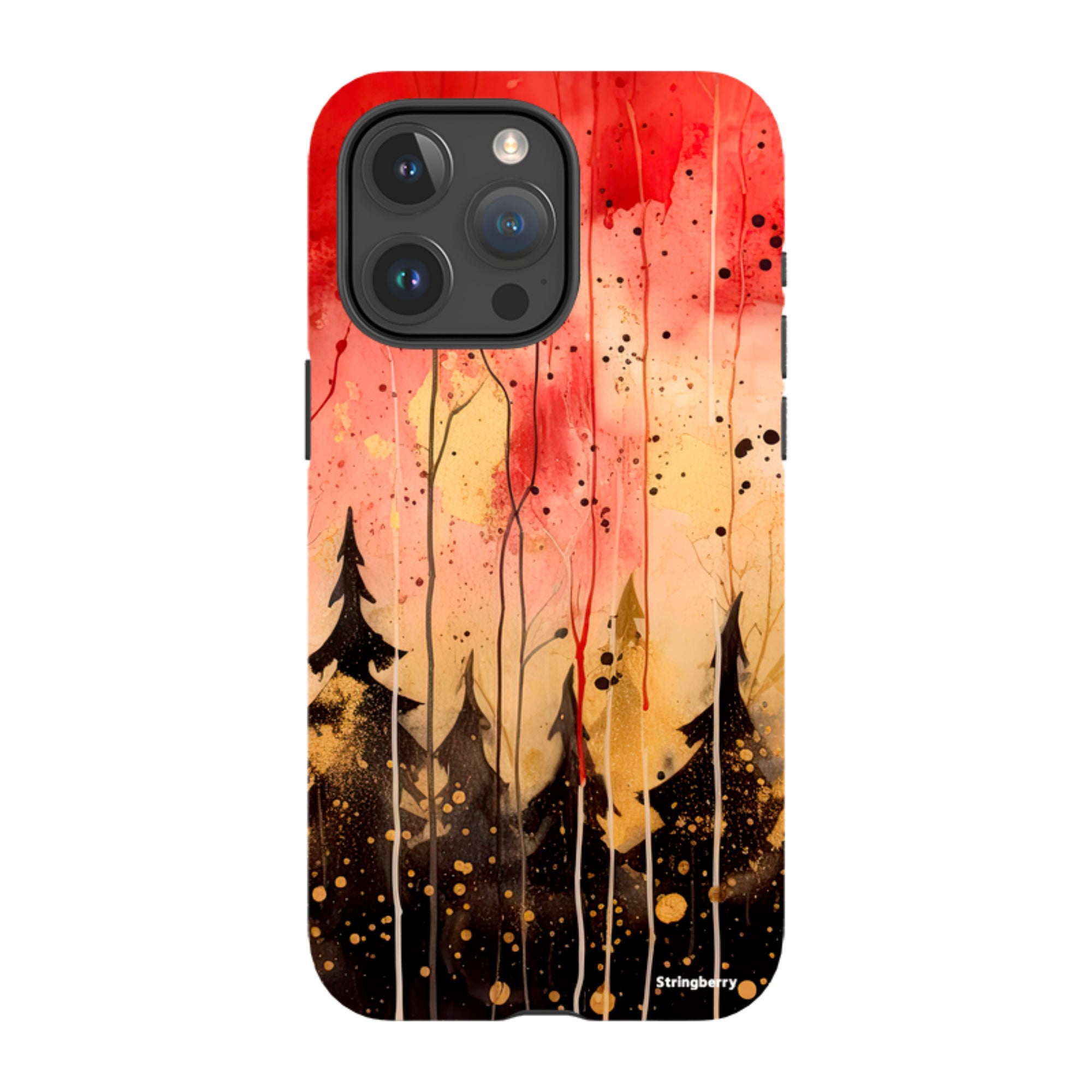 iPhone MagSafe Tough Case - Watercolour Winter Forest