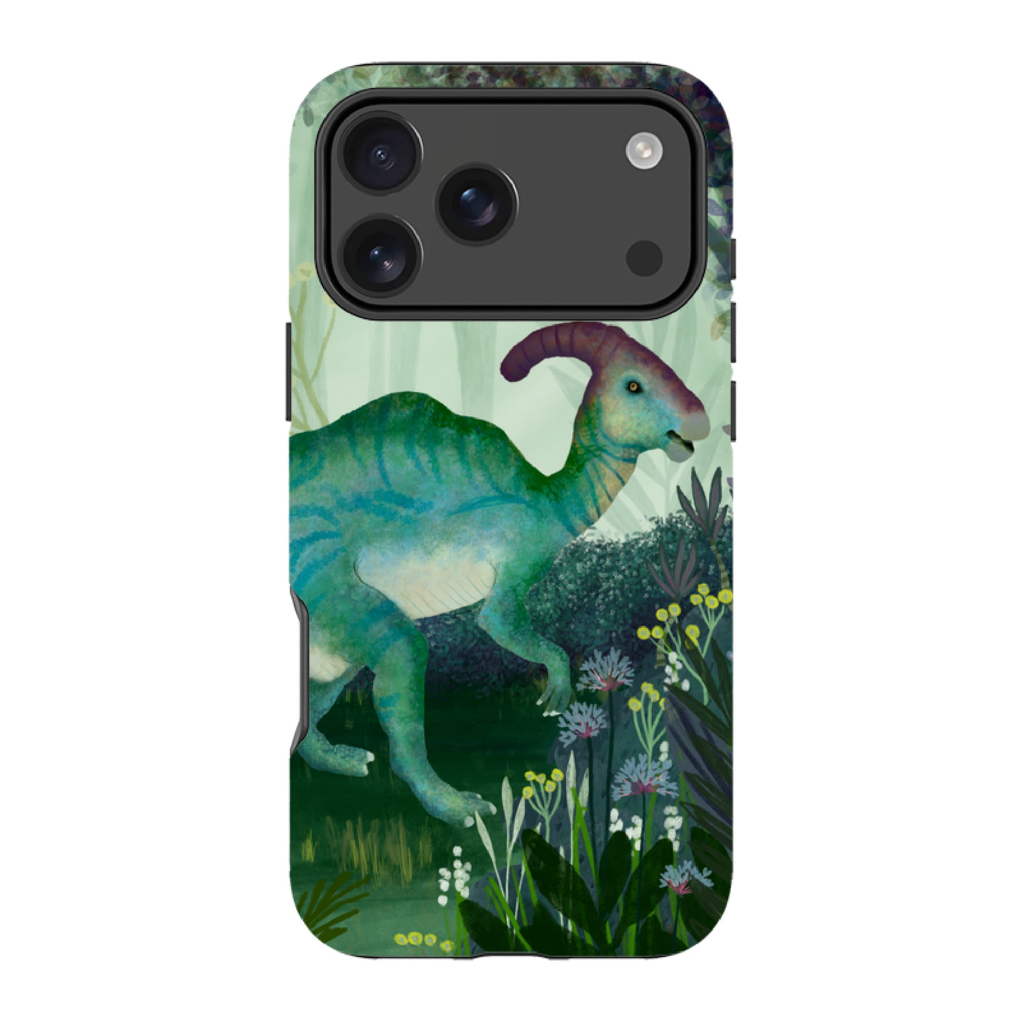 iPhone MagSafe Tough Case - Dino Park III By Katherine Quinn
