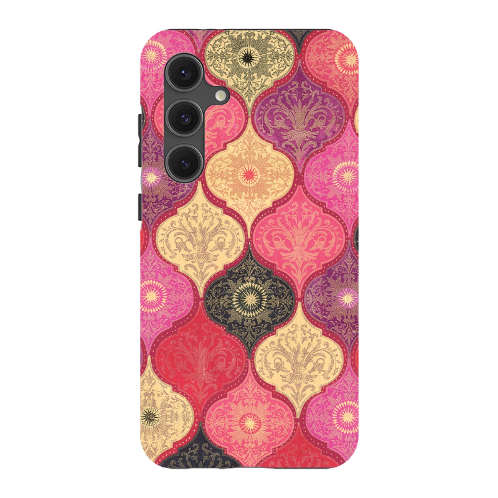 Samsung Tough Case - Red Damask By Jehane