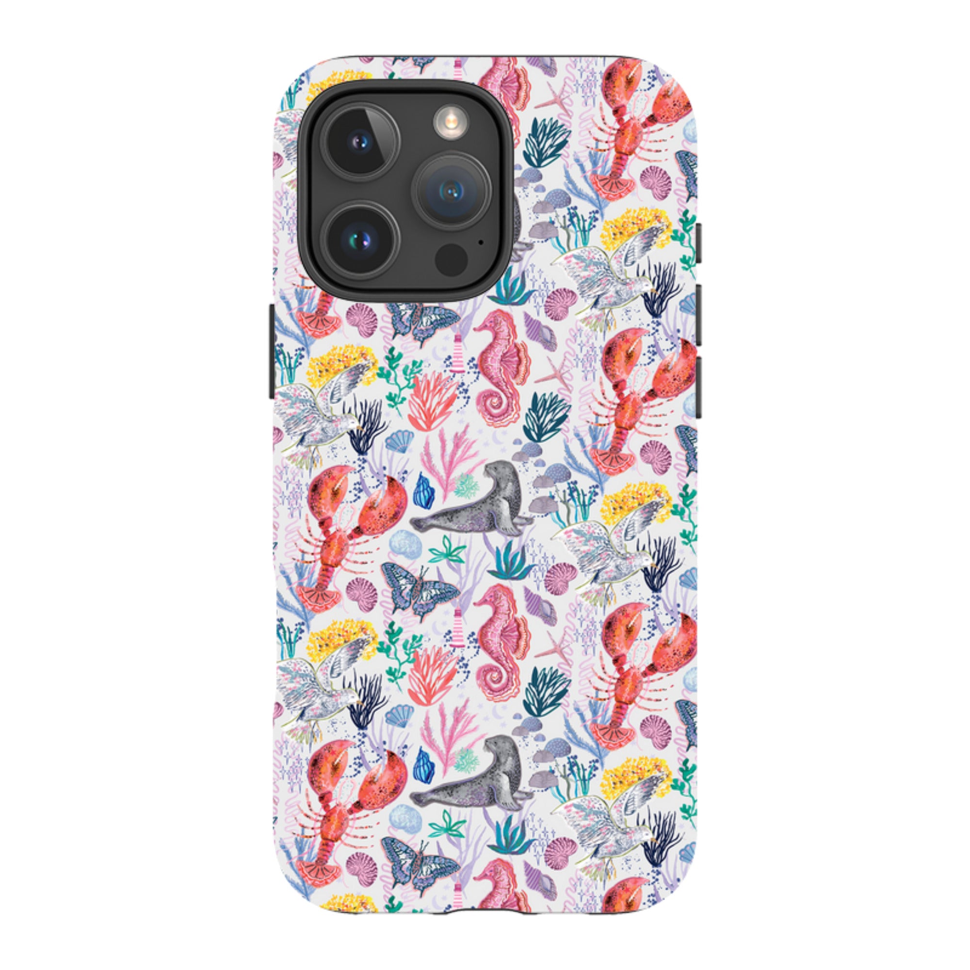iPhone MagSafe Tough Case - Coastline Pattern D By Emma Frances Grant