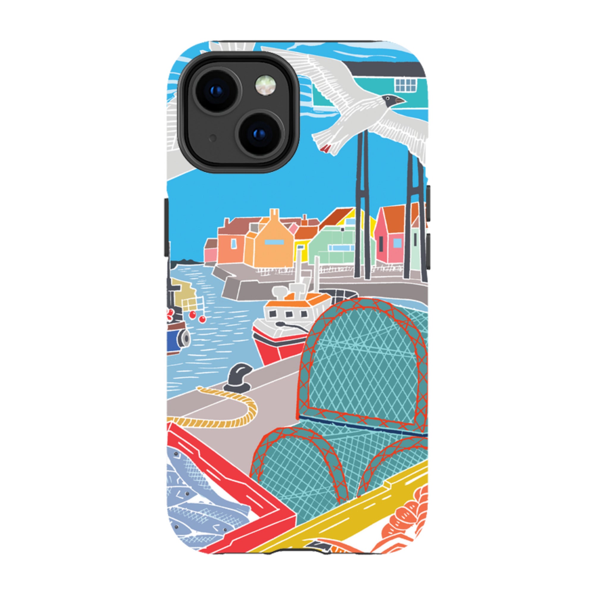 iPhone Tough Case - Bright Houses By Kate Heiss