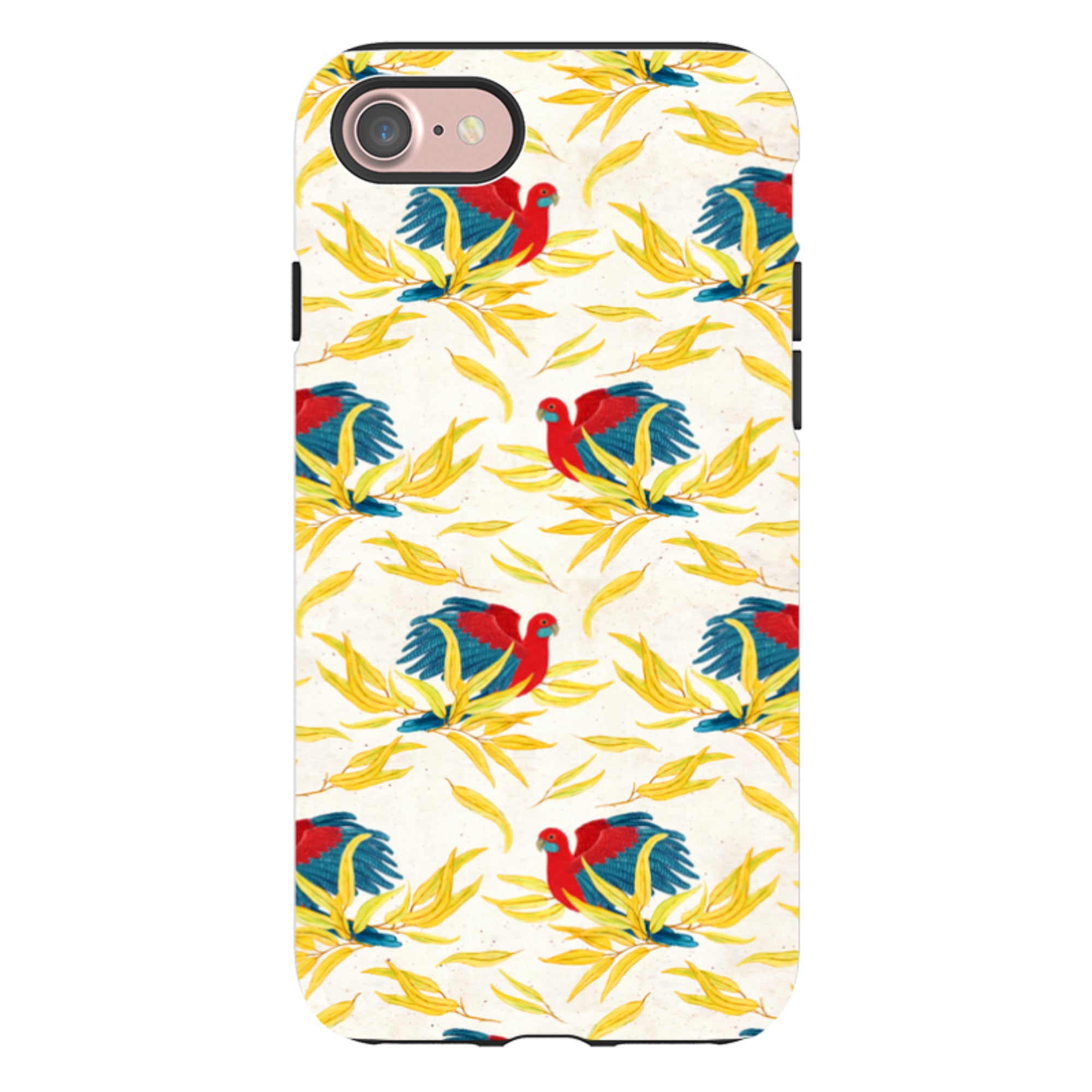 iPhone Tough Case - Crimson Rosella By Katherine Quinn