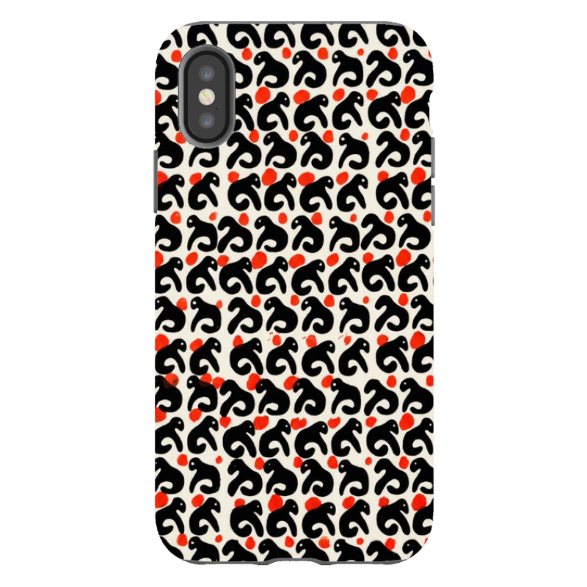 iPhone Tough Case - Abstract Cutouts