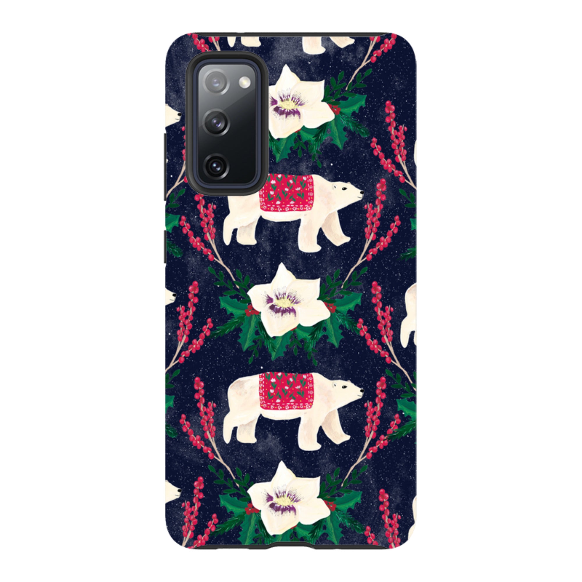 Samsung Tough Case - Midnight Polar Bears By Abby Jacobs