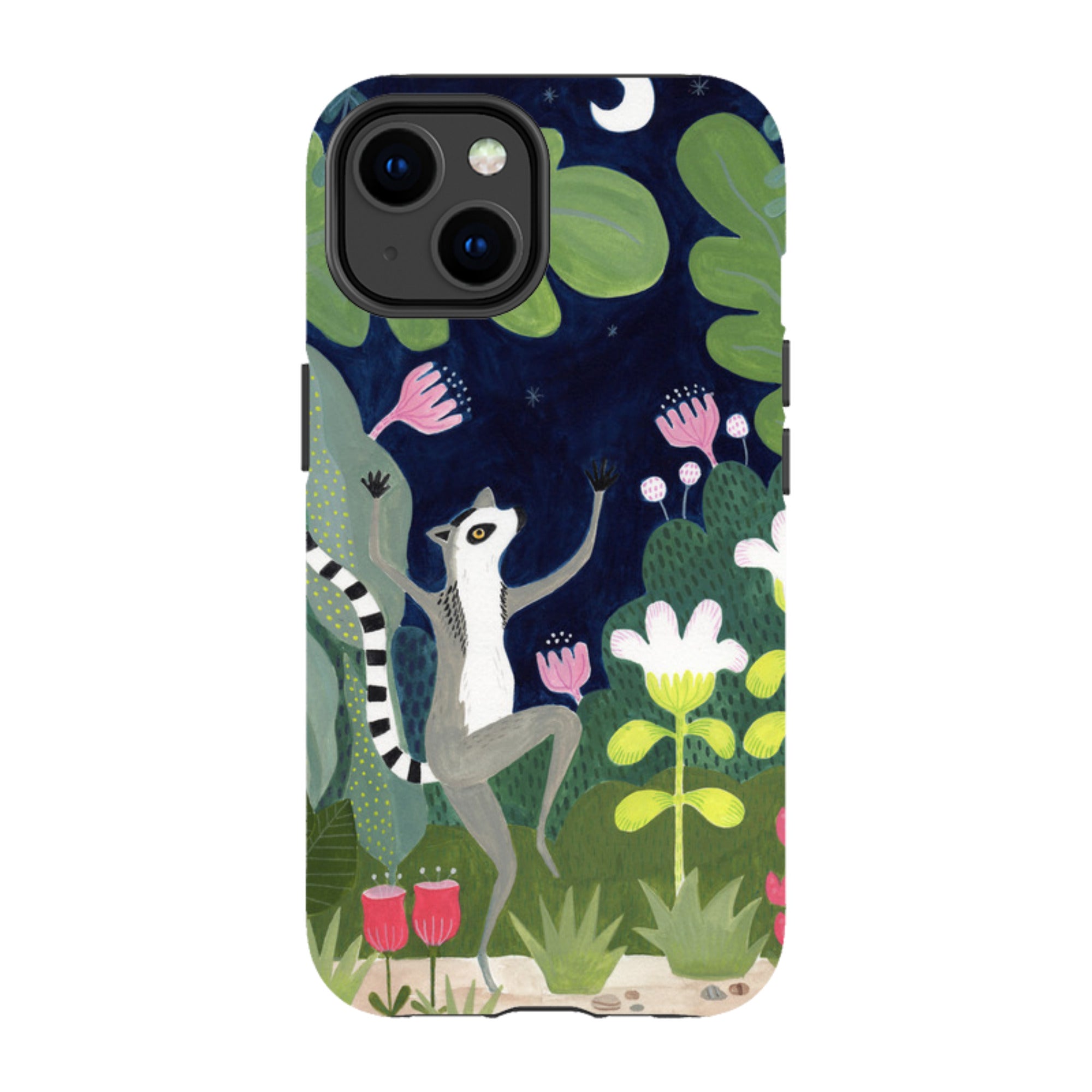 iPhone MagSafe Tough Case - Dancing Lemur By Bex Parkin