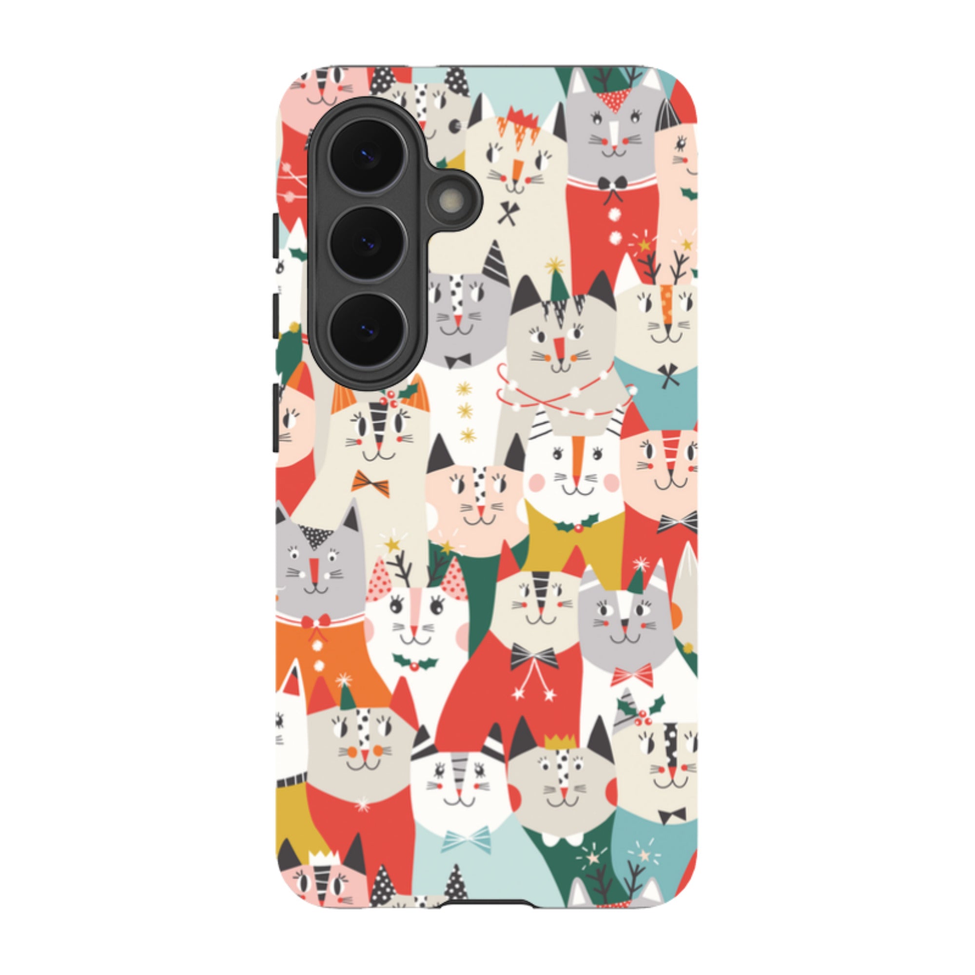 Samsung Tough Case - Christmas cats By Ali Brookes