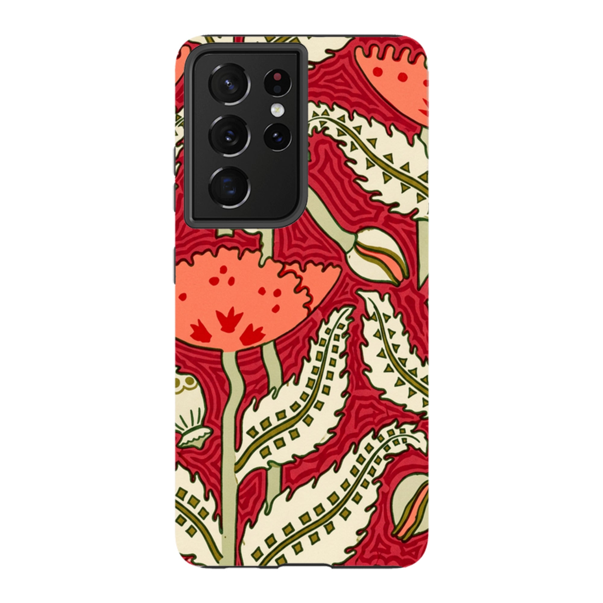 Samsung Tough Case - William Morris Red Floral