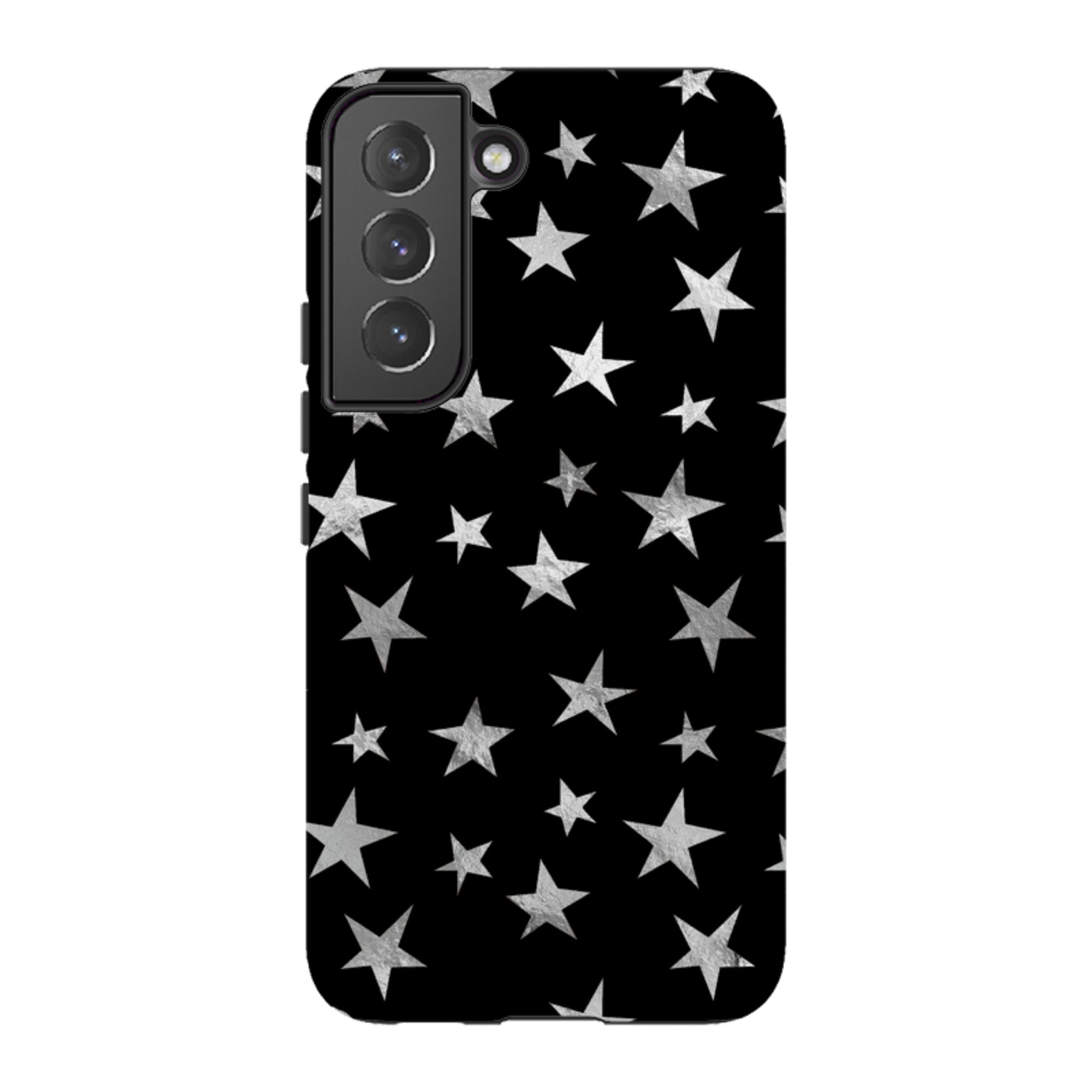 Samsung Tough Case - Black and Silver Stars