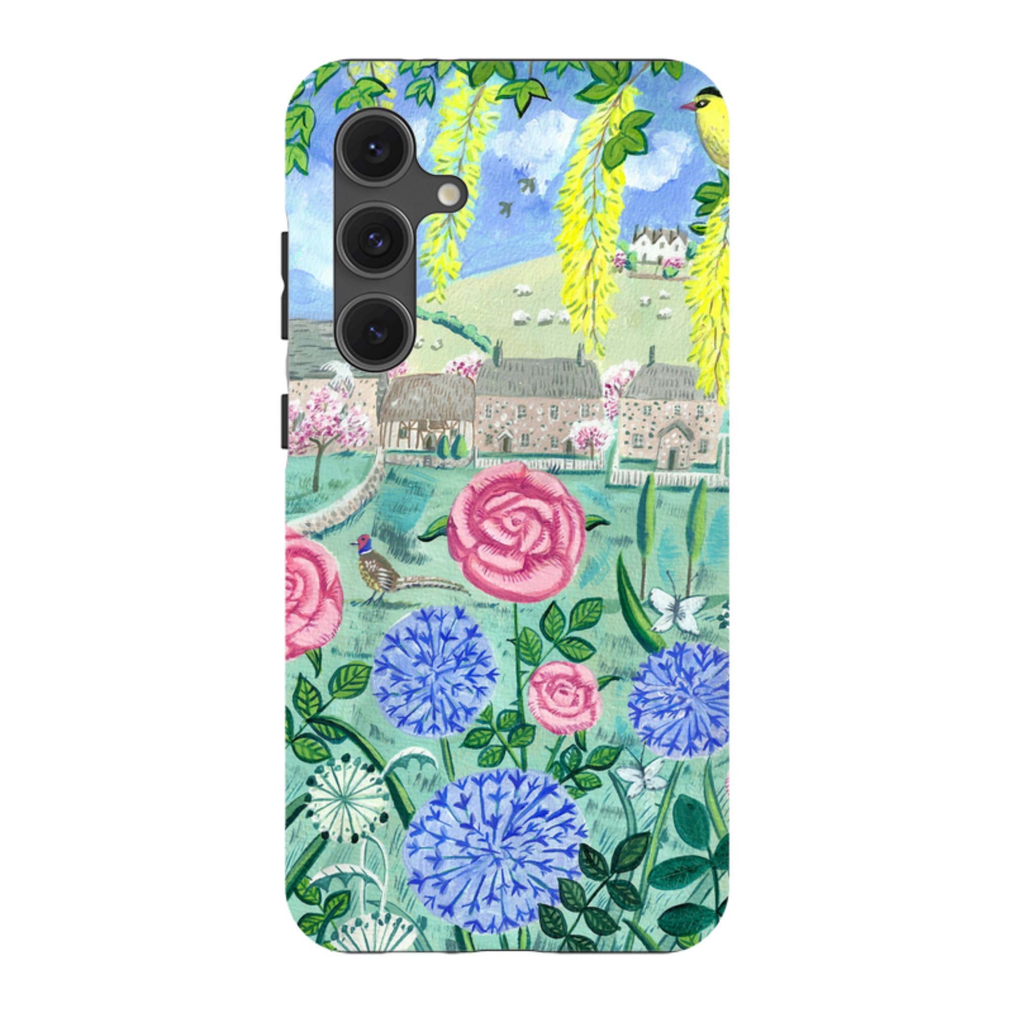 Samsung Tough Case - Village Floral By Mary Stubberfield