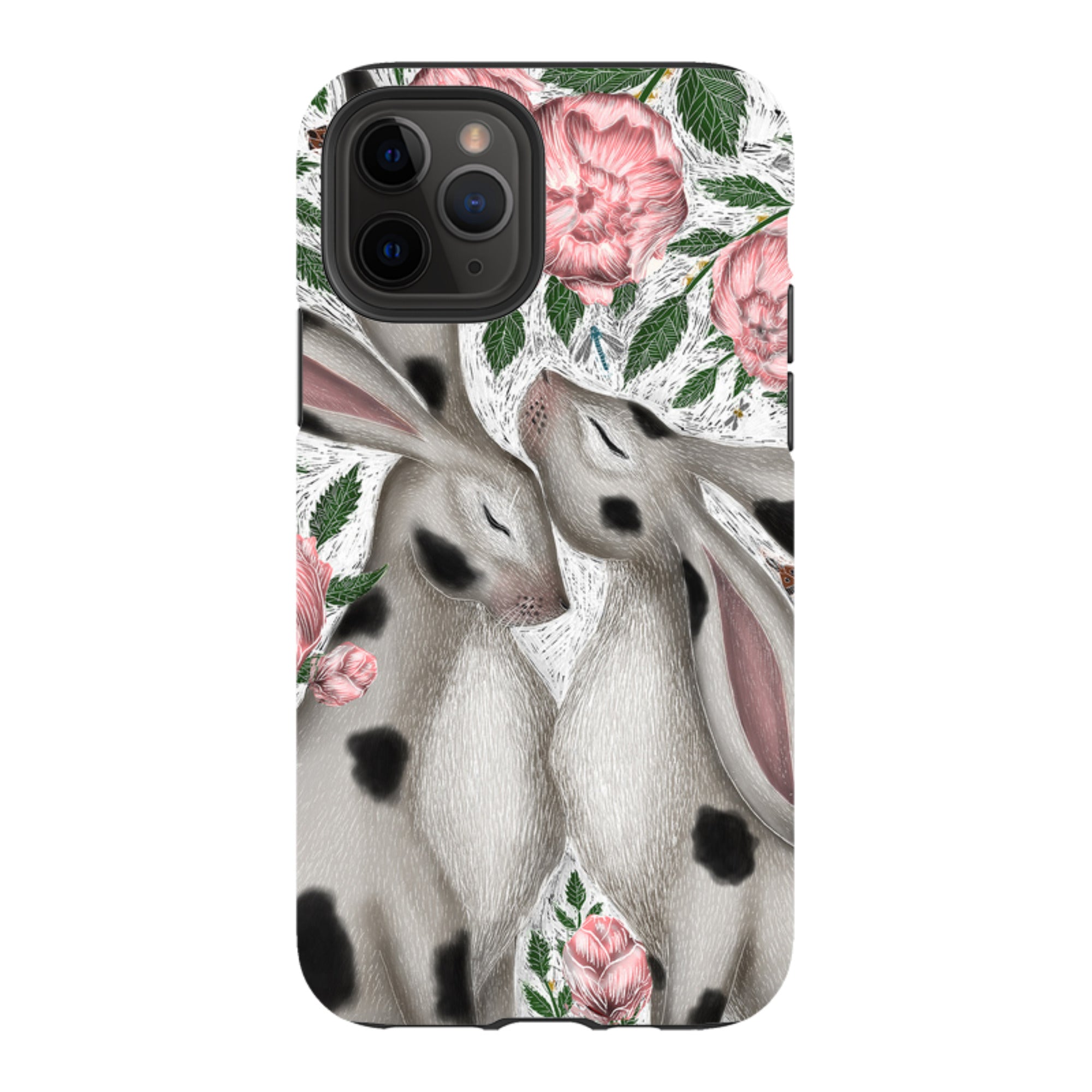 iPhone Tough Case - Hares And Peonies By Catherine Rowe