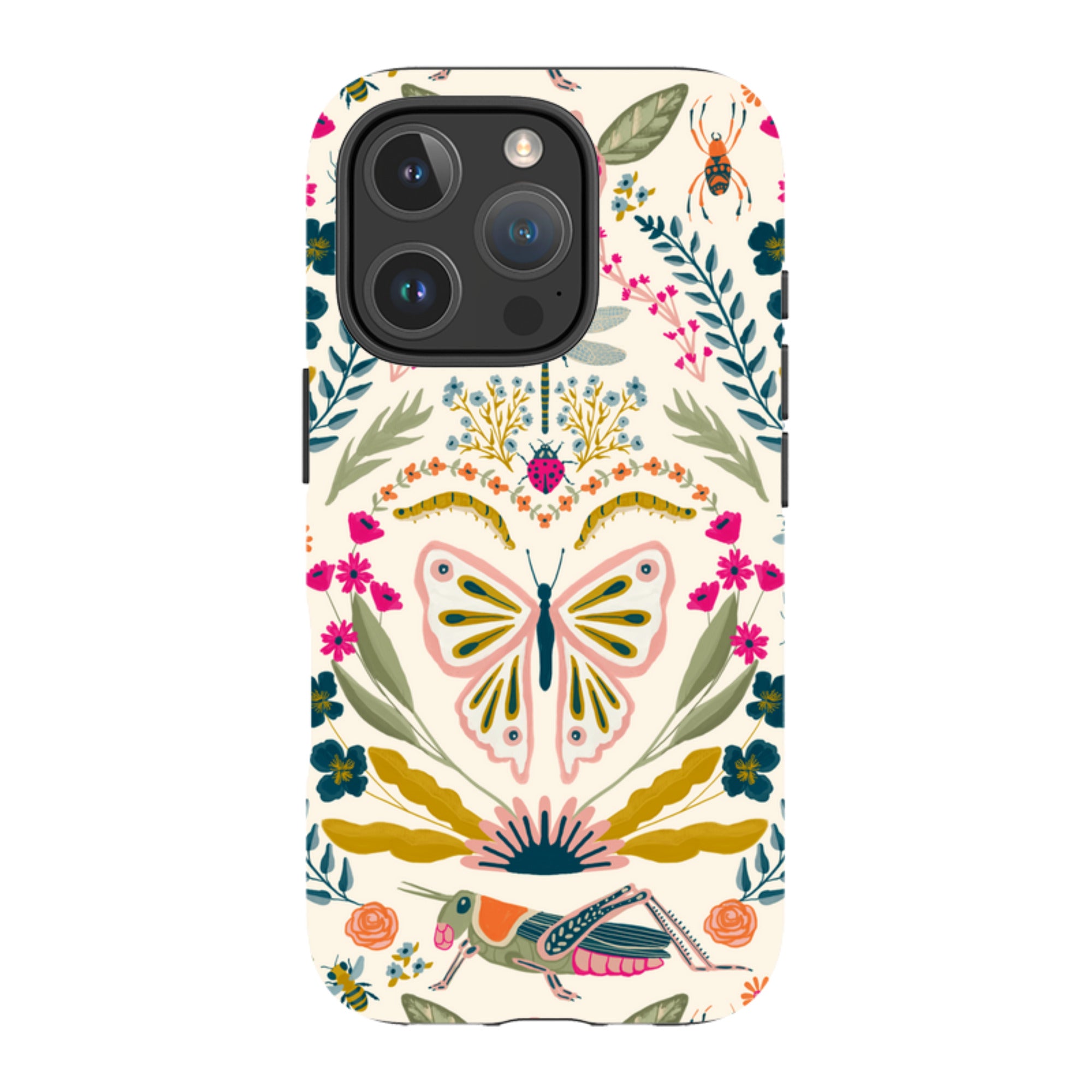 iPhone Case - Butterfly Floral By Abby Jacobs