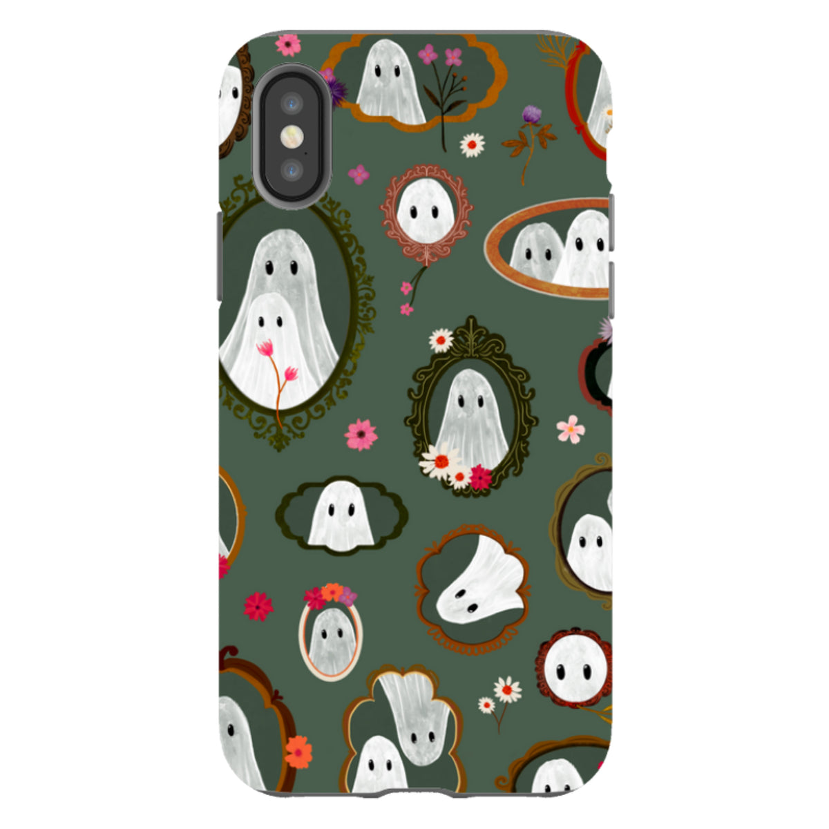 iPhone Tough Case - Framed Ghosts - Pine By Katherine Quinn