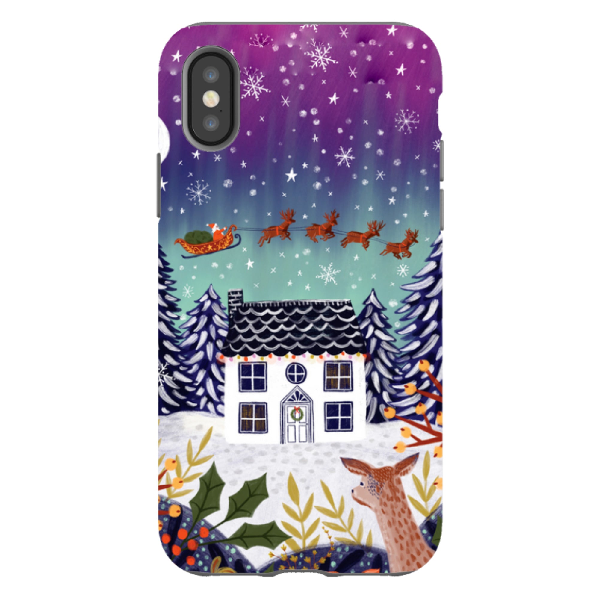 iPhone Tough Case - Night Before Christmas By Lee Foster Wilson