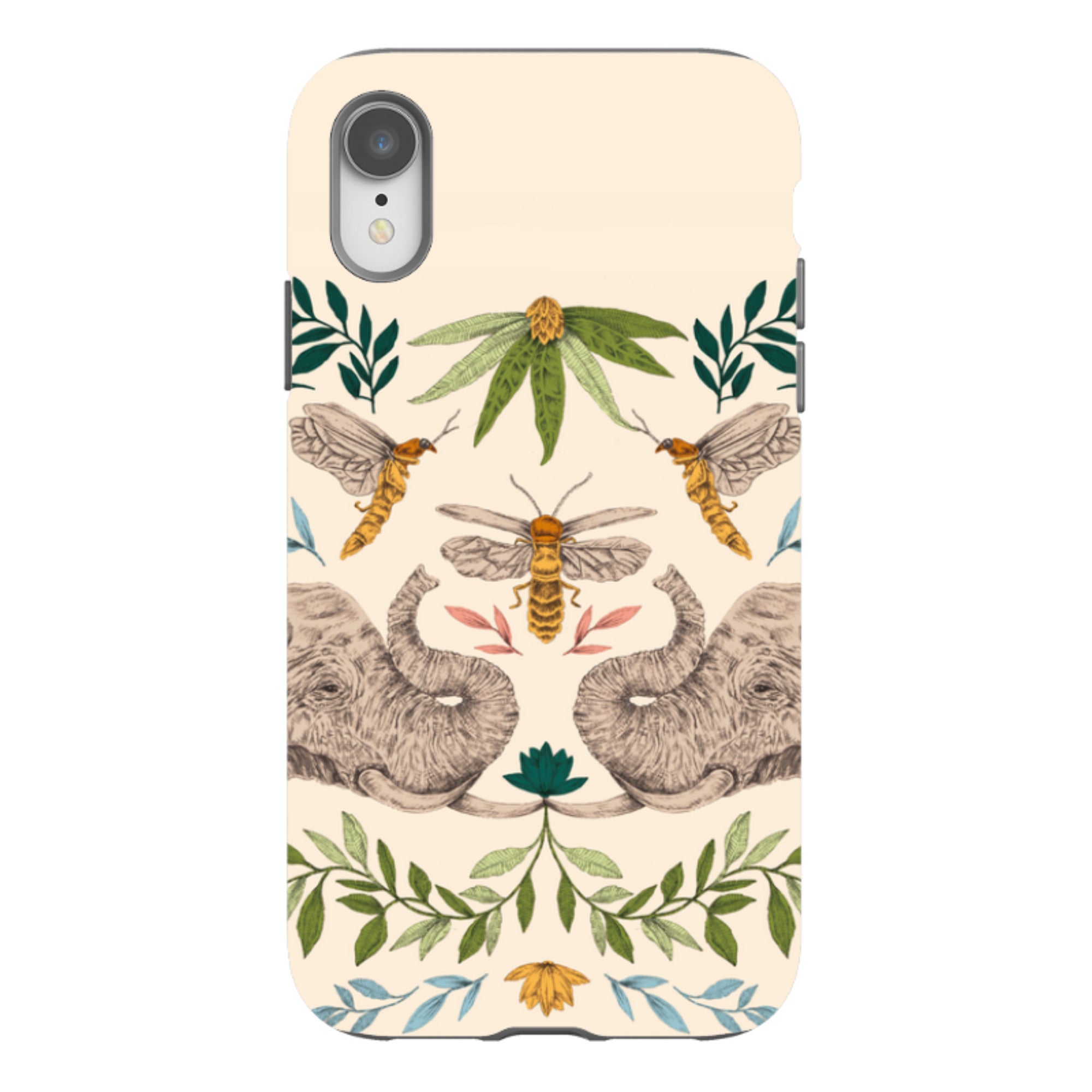 iPhone Tough Case - Elephant Firefly By Jade Mosinski