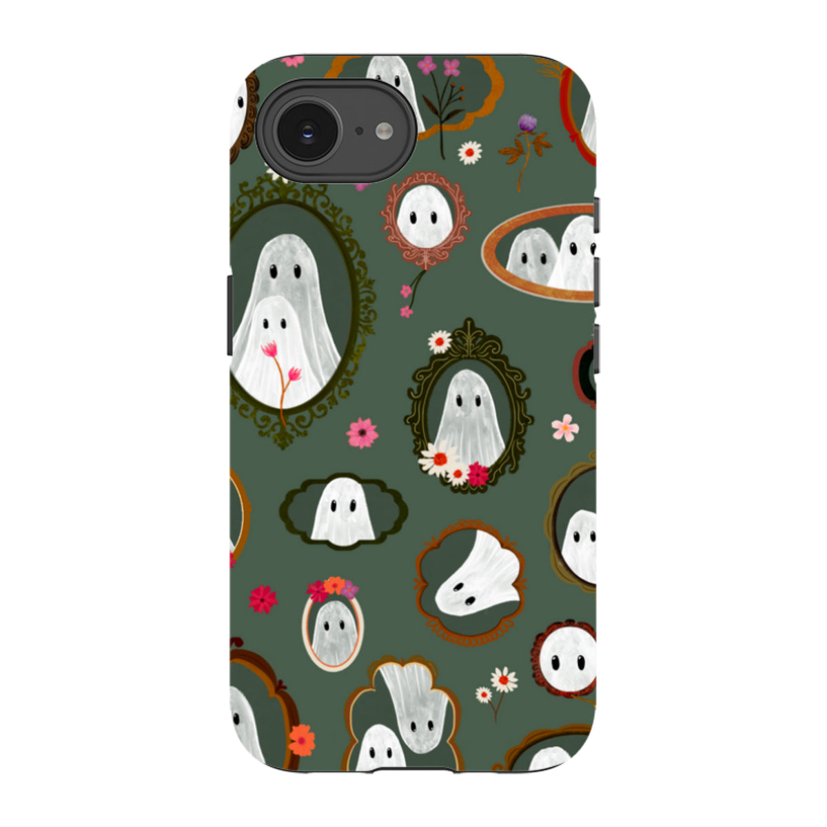 iPhone Tough Case - Framed Ghosts - Pine By Katherine Quinn