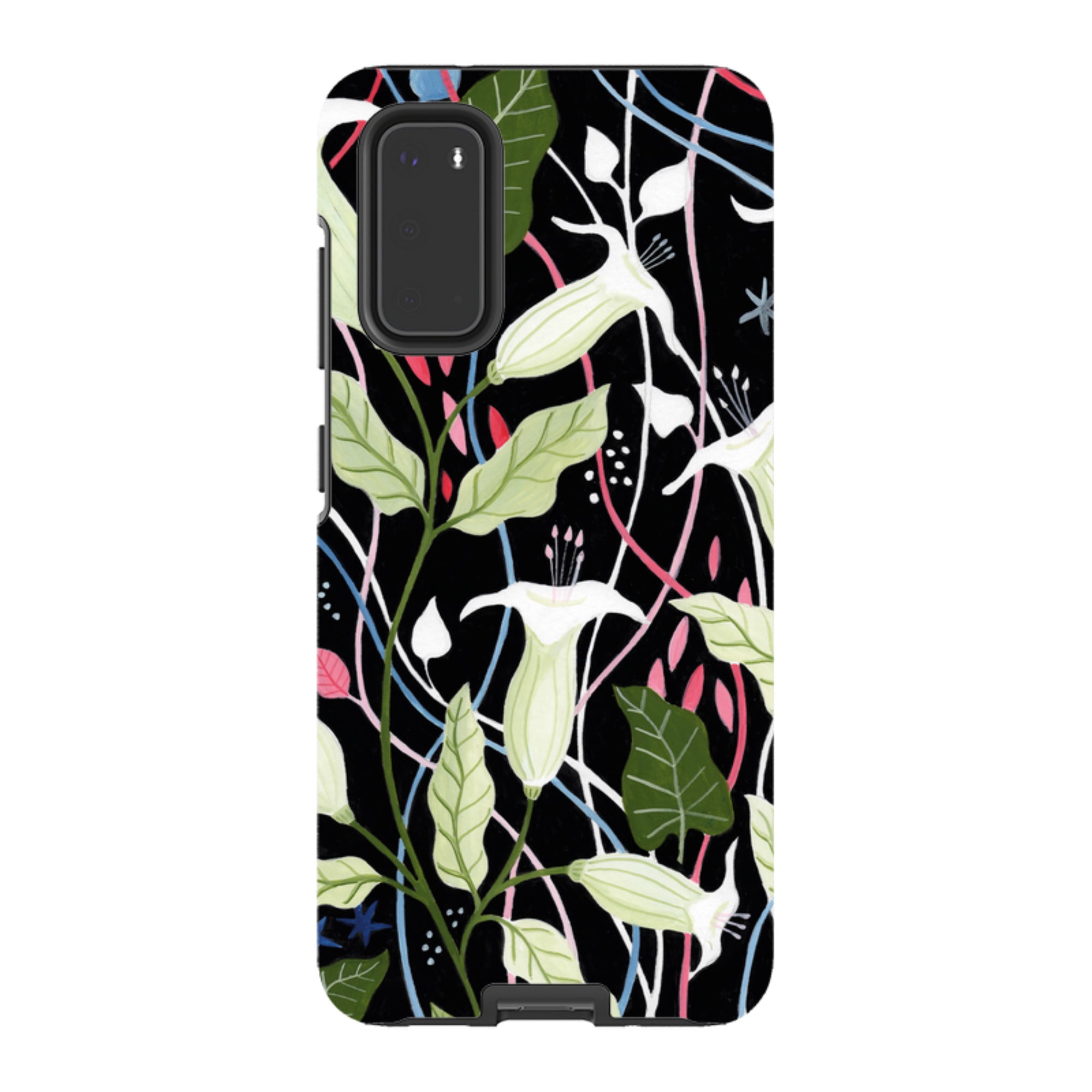 Samsung Tough Case - Trumpet Flowers By Bex Parkin