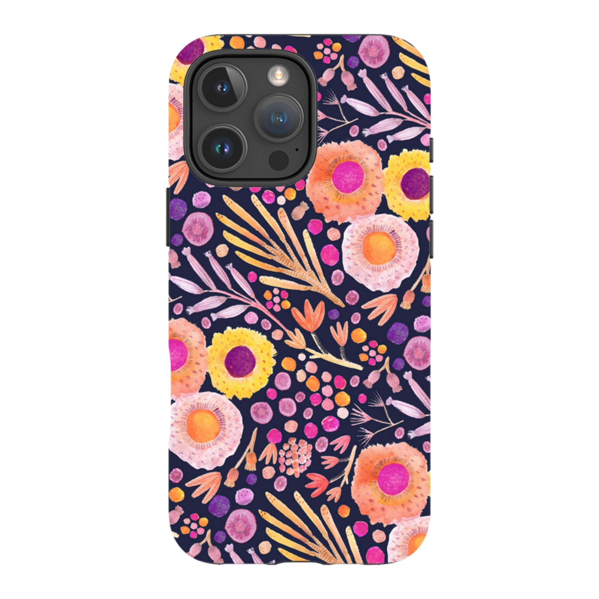 iPhone Tough Case - Floral Passion By Gabriela Larios