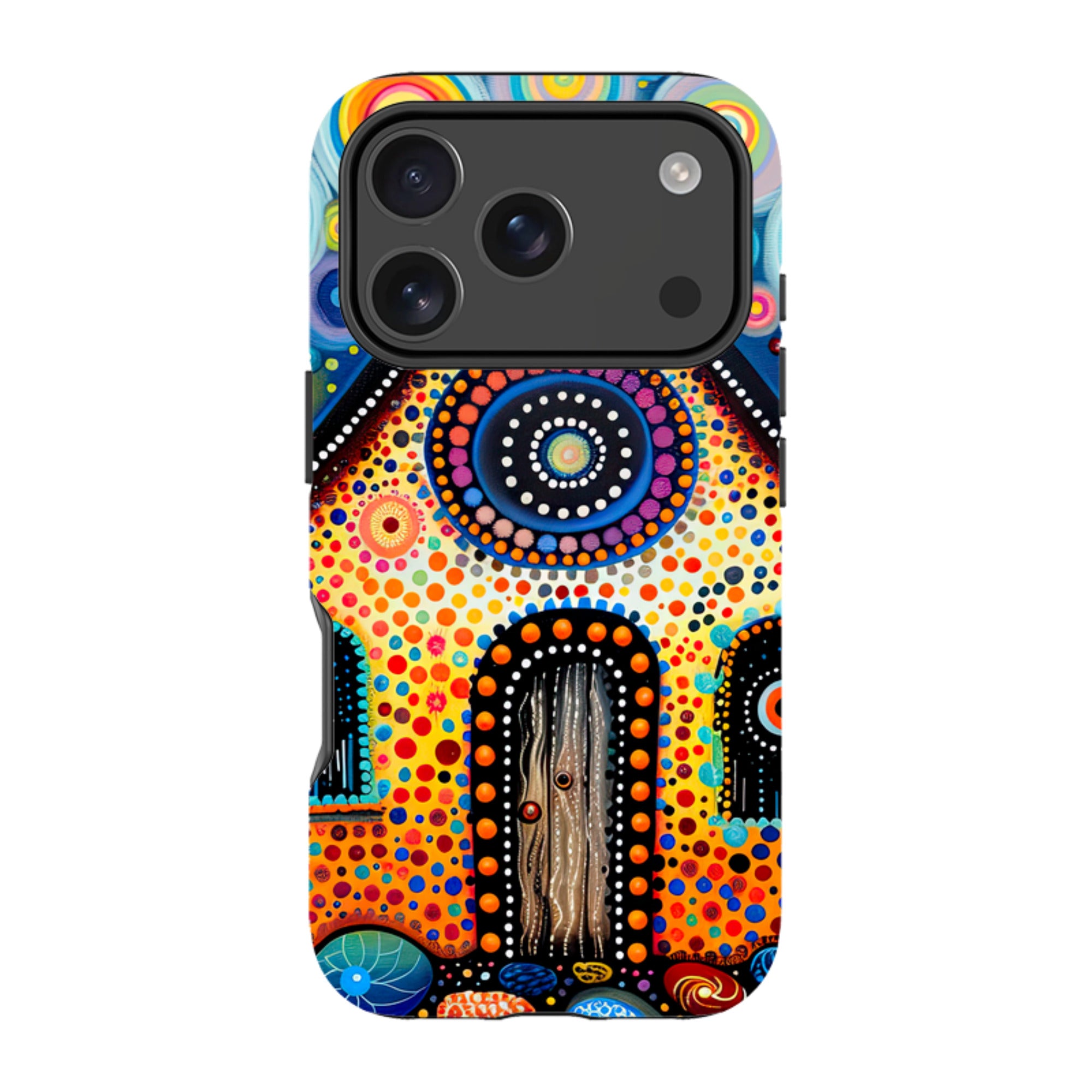 iPhone Case - Folk Art House III