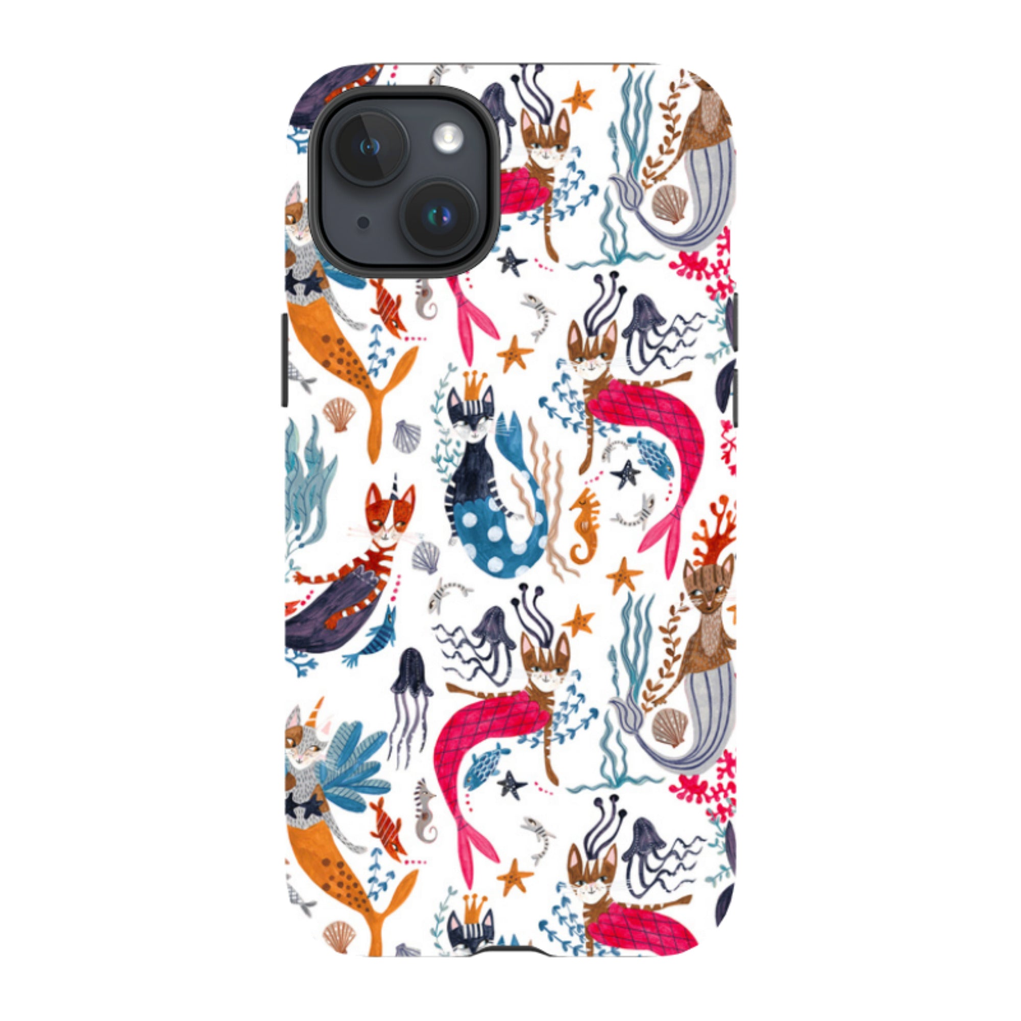 iPhone MagSafe Tough Case -  Cat-Fish By Caroline Bonne Muller