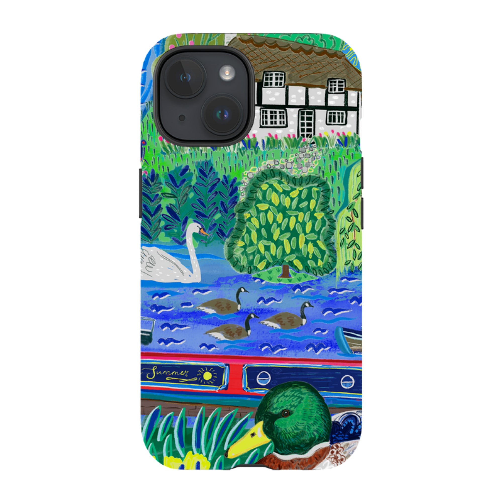 iPhone Tough Case - Canalside By Emma Frances Grant