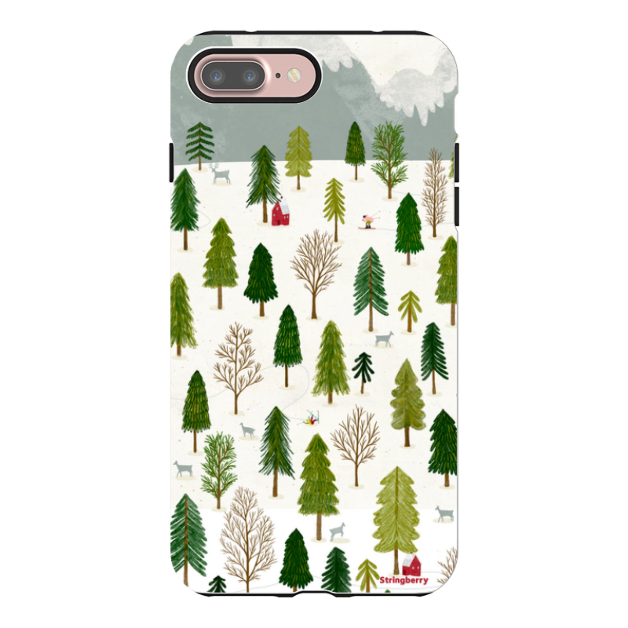 iPhone Tough Case - Winter Landscape III By Katherine Quinn