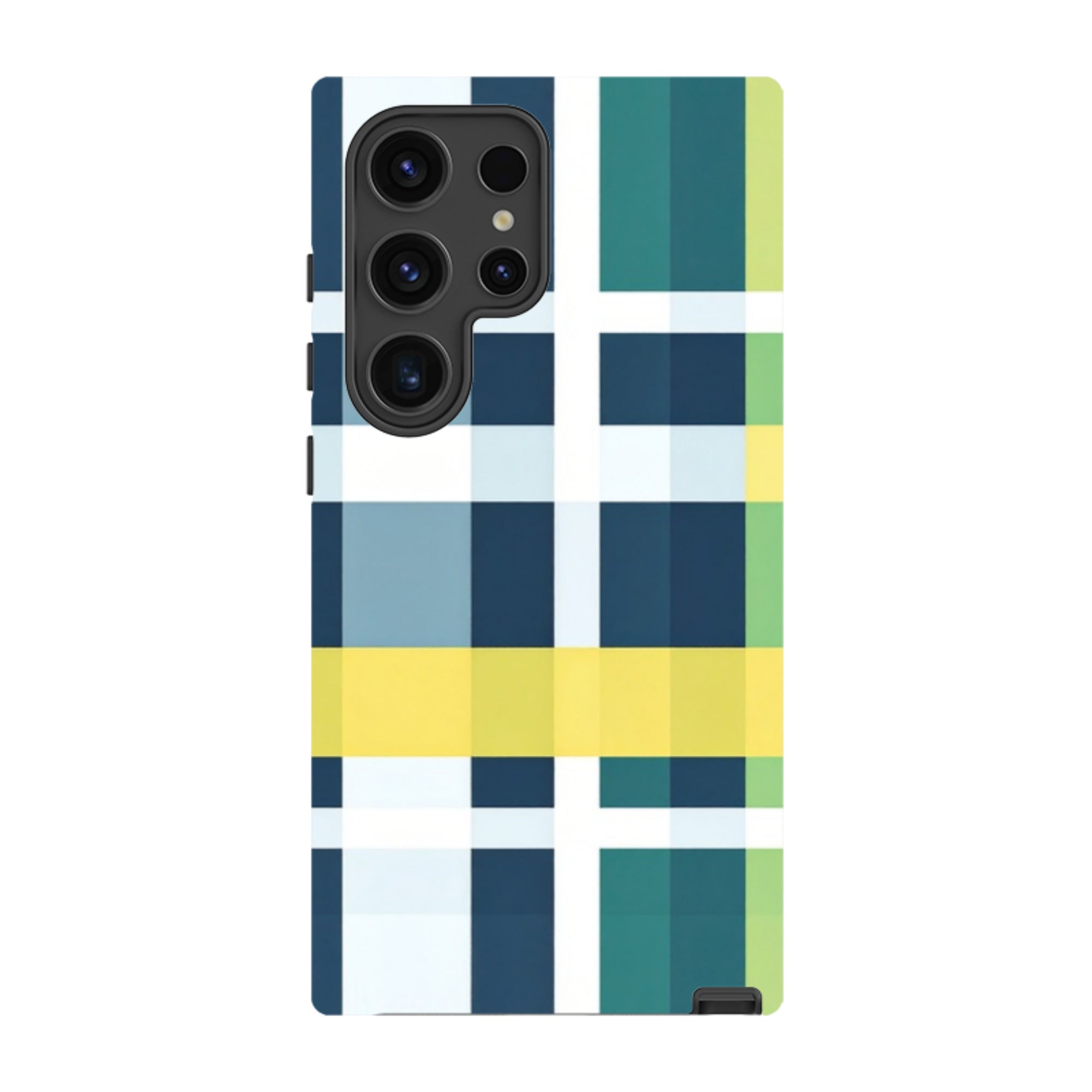 Samsung Tough Case -Forest Gingham