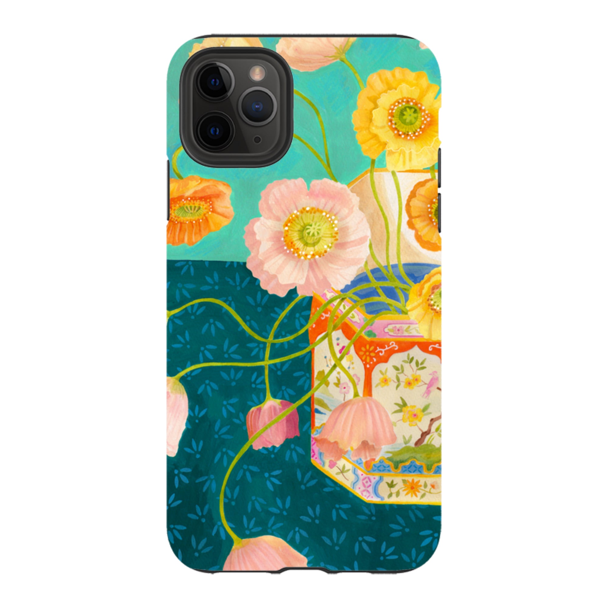 iPhone Tough Case - Poppies By Bex Parkin