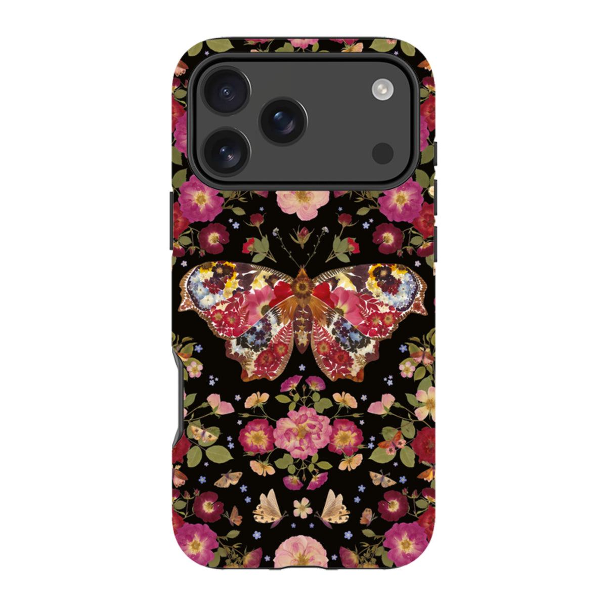 iPhone Tough Case - Midnight Butterfly By Helen Ahpornsiri