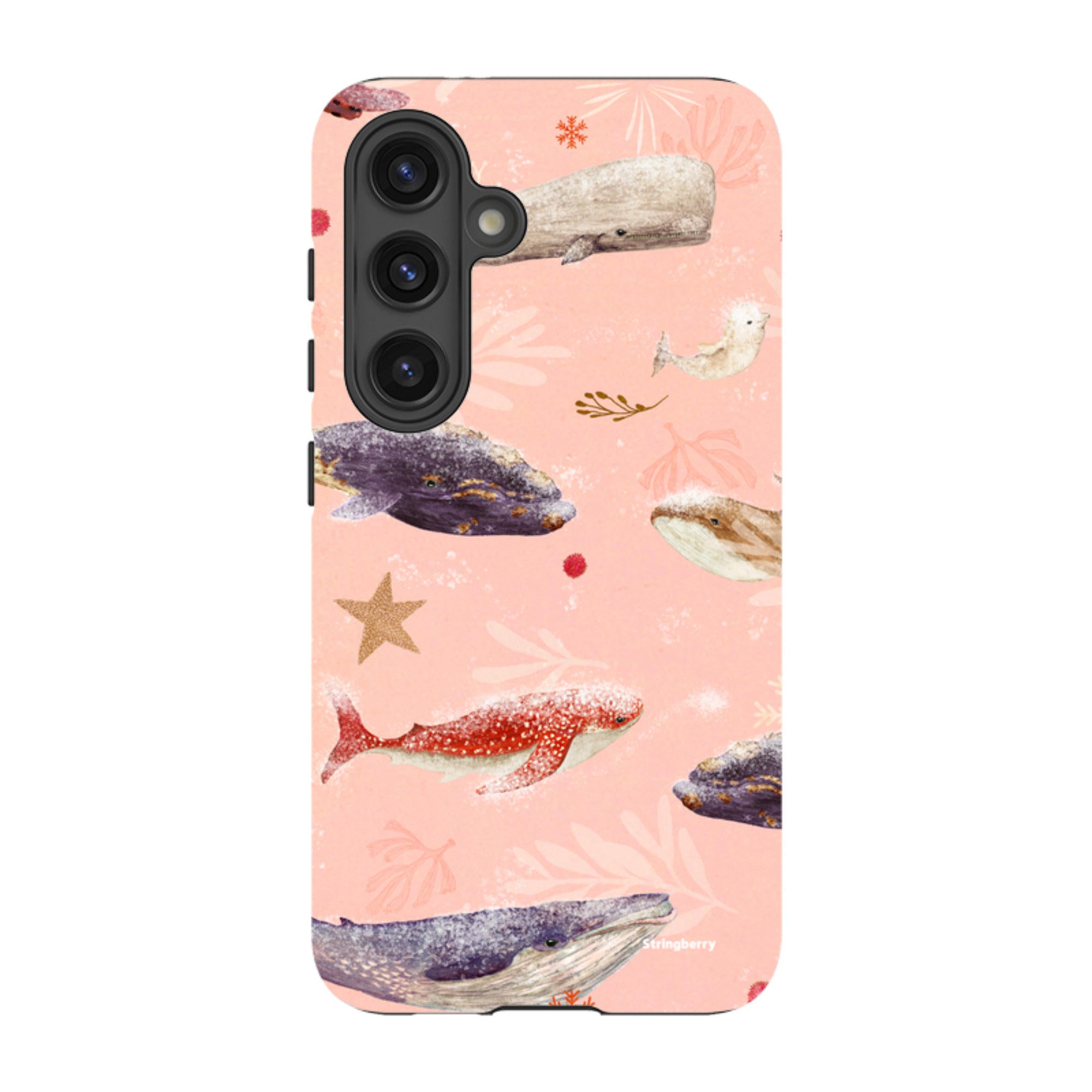 Samsung Tough Case - Sugar Plum Whales By Katherine Quinn