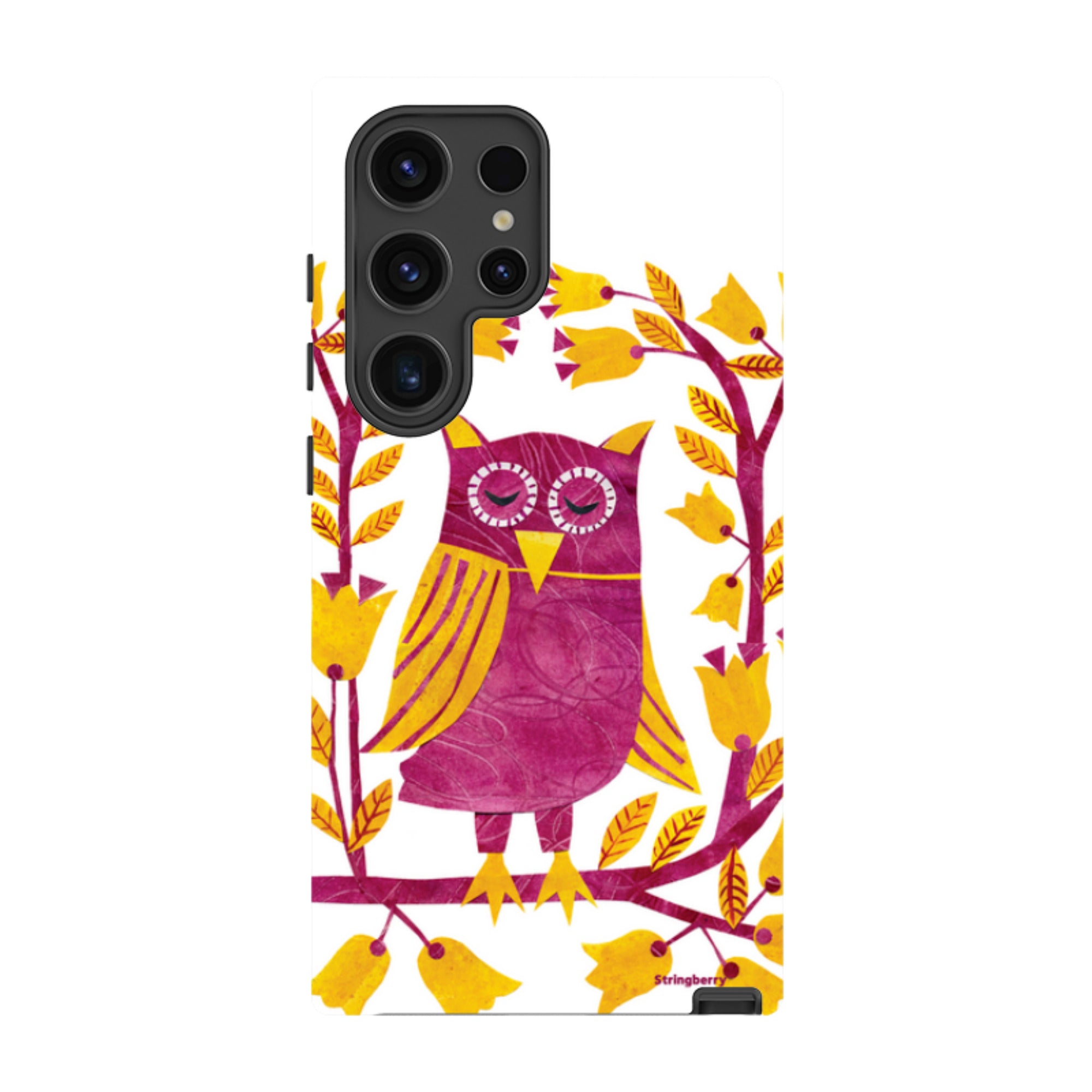 Samsung Tough Case - Folk Owl By Tracey English