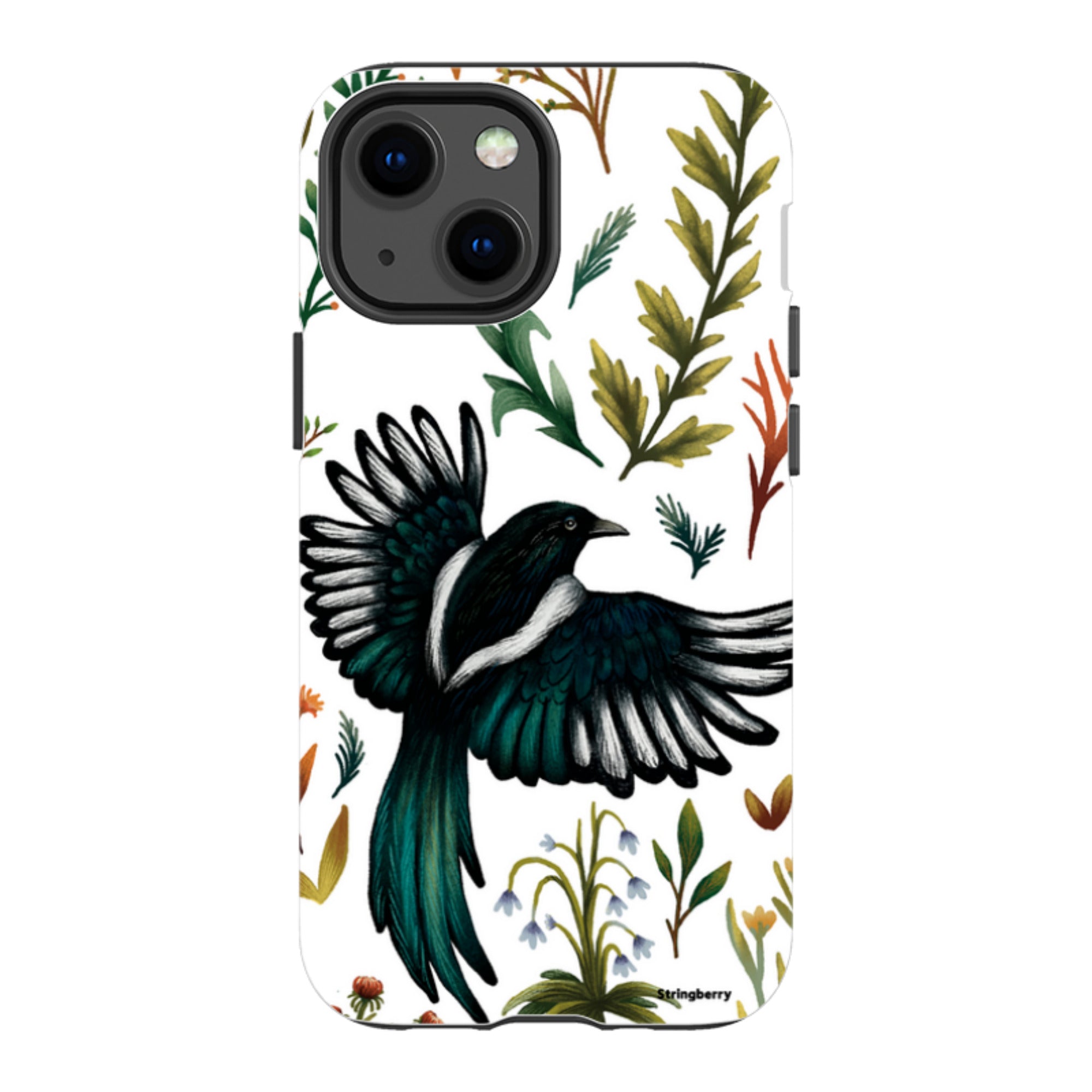 iPhone Tough Case - Magpie By Anna Stead