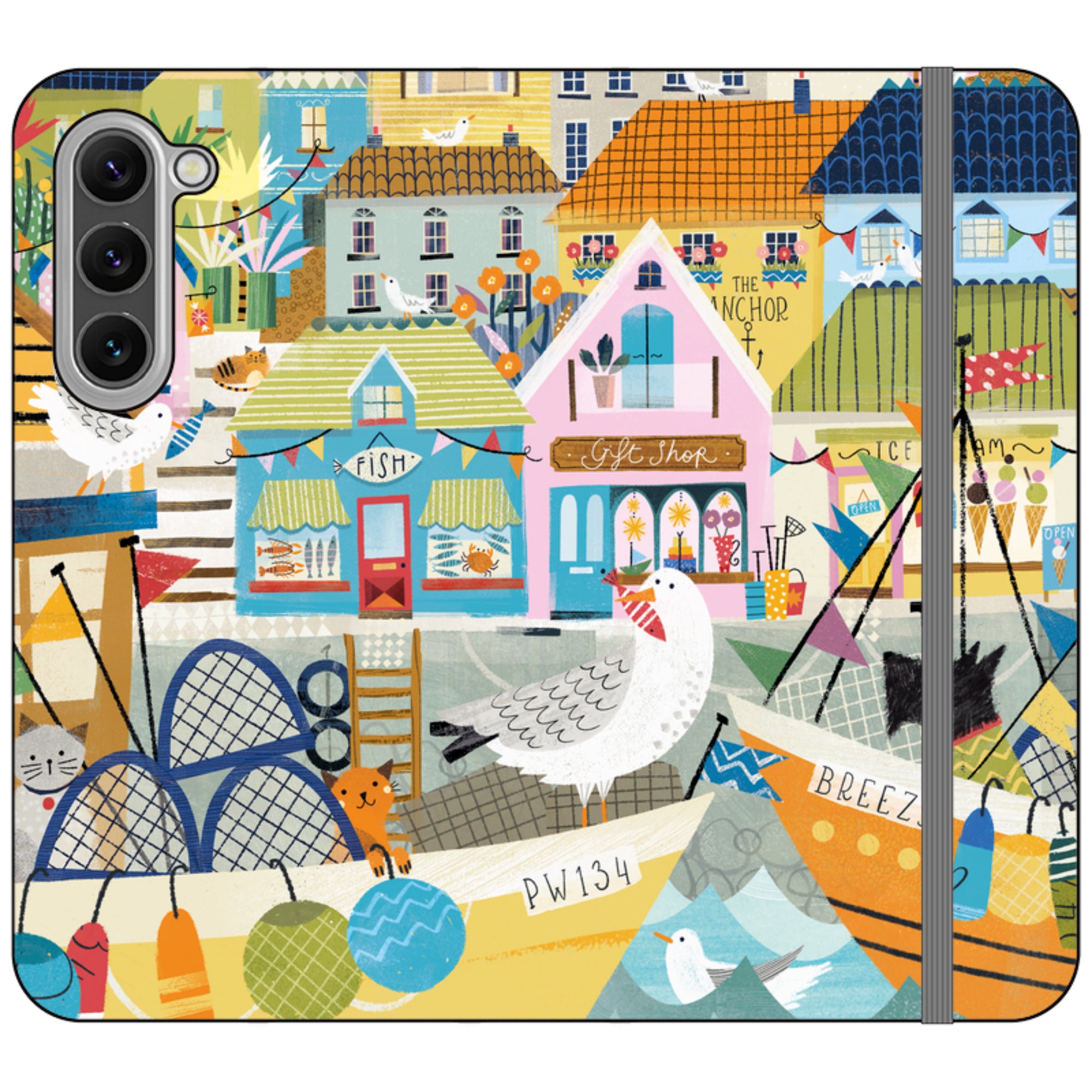 Harbour Wallet Case By Ali Brookes