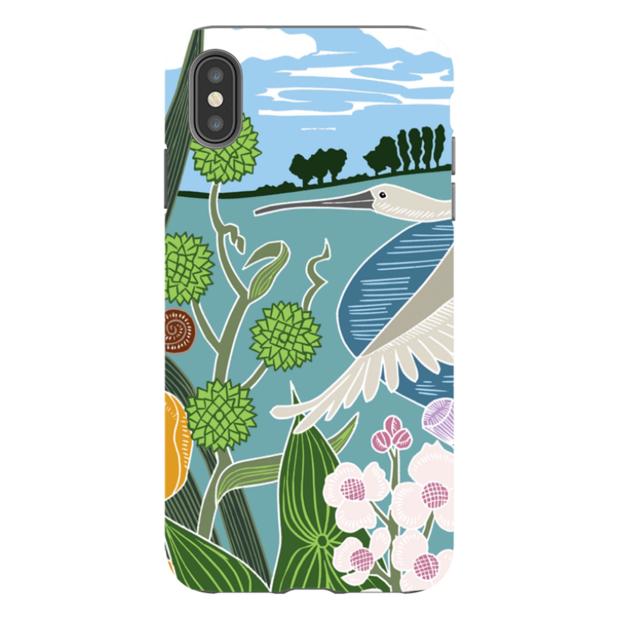 iPhone Tough Case - Spoonbill By Kate Heiss