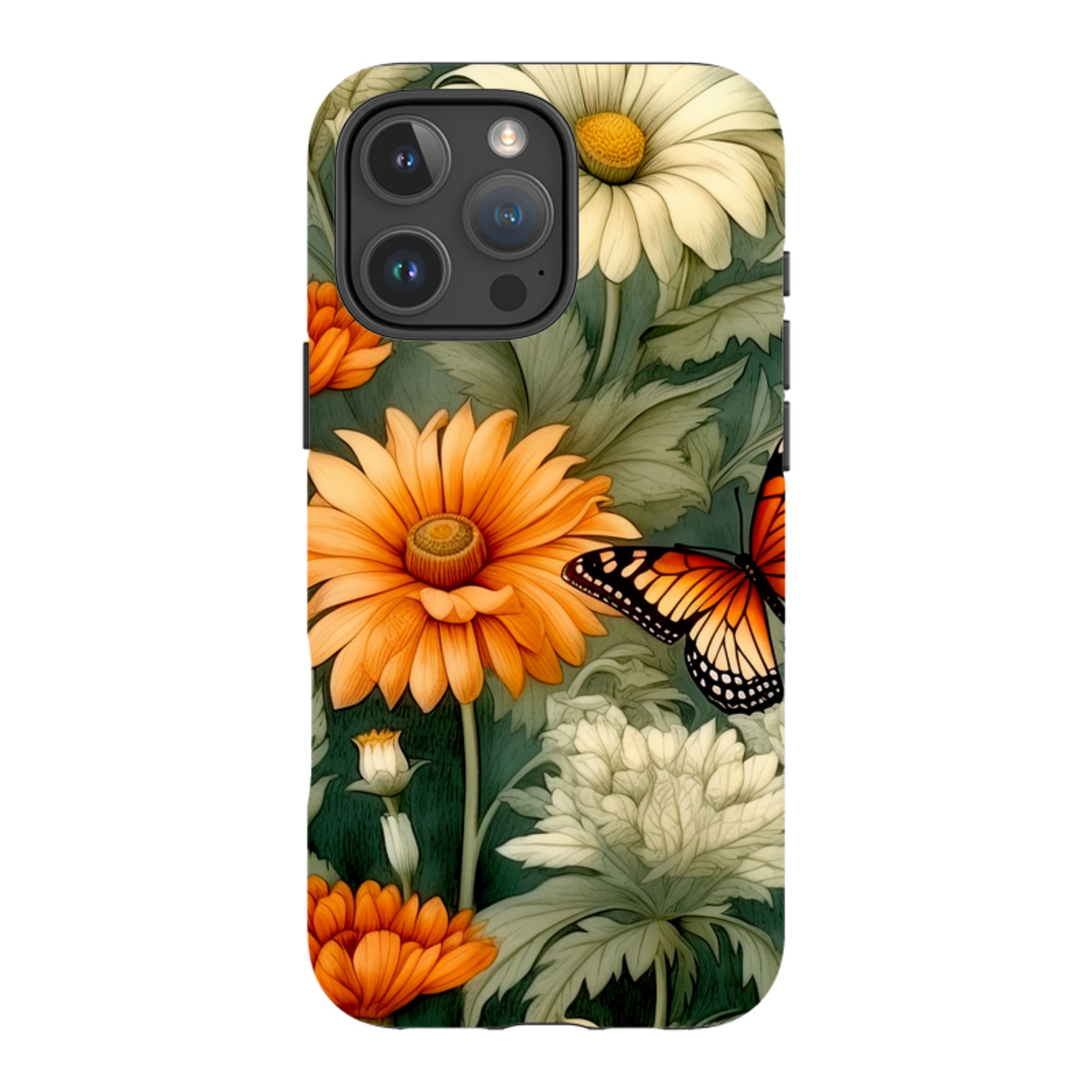 iPhone MagSafe Tough Case - Butterfly Daisies IV
